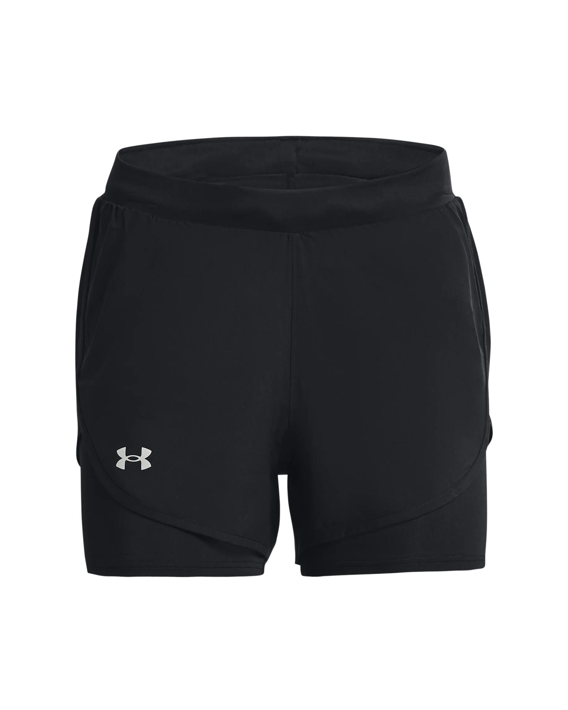 Women's UA Fly-By Elite 2-in-1 Shorts - Image 3