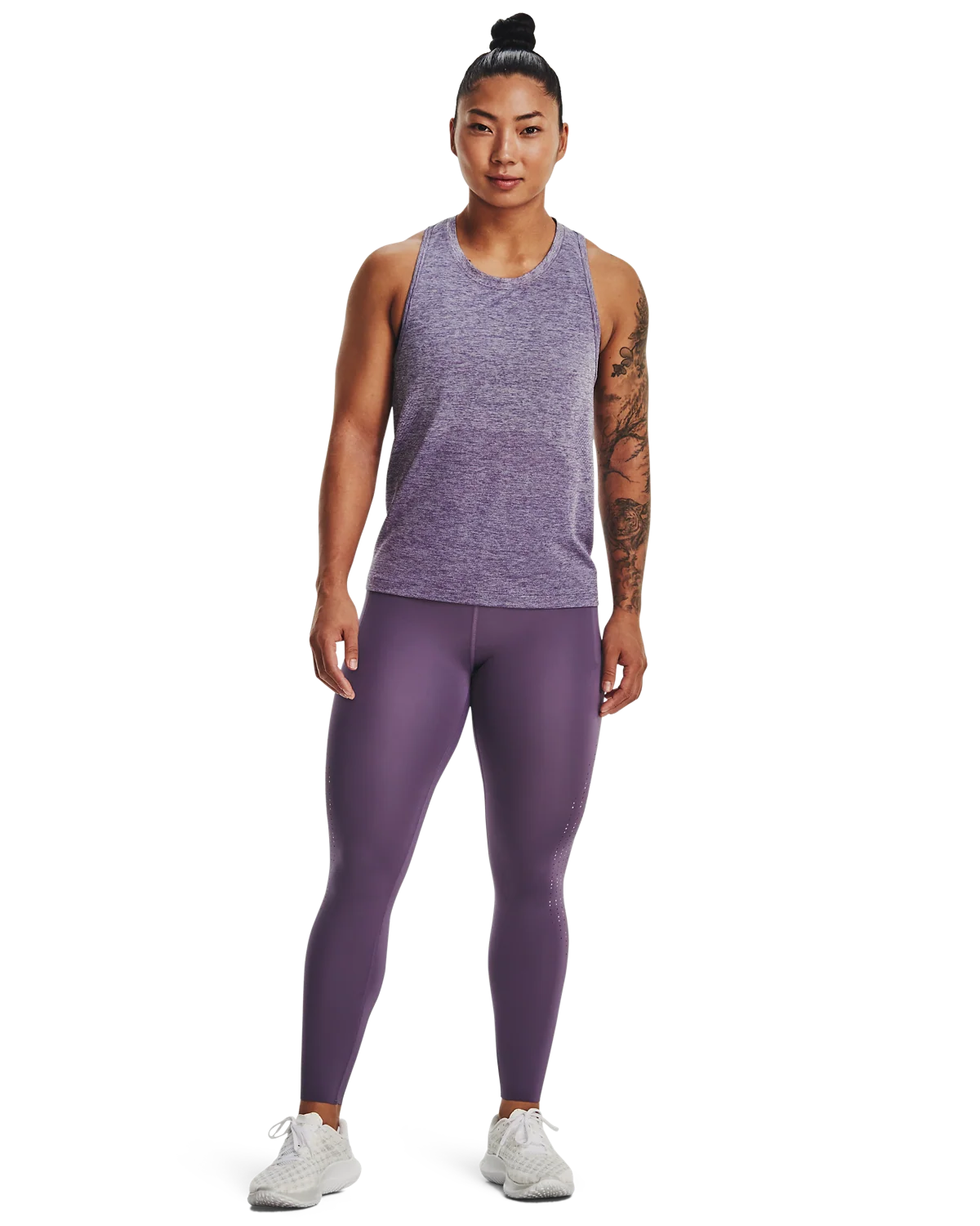 Women's UA Fly-Fast Elite Ankle Tights - Image 4