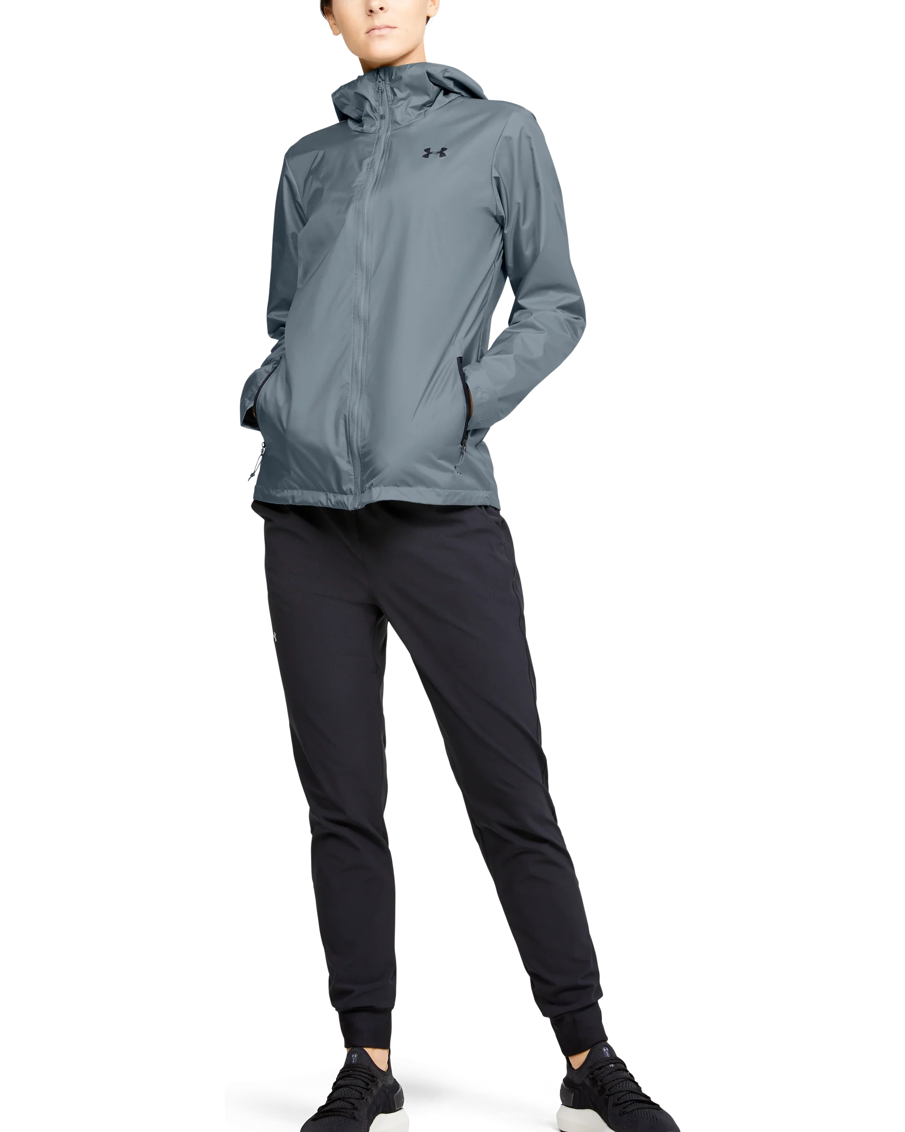 Women's UA Forefront Rain Jacket - Image 3