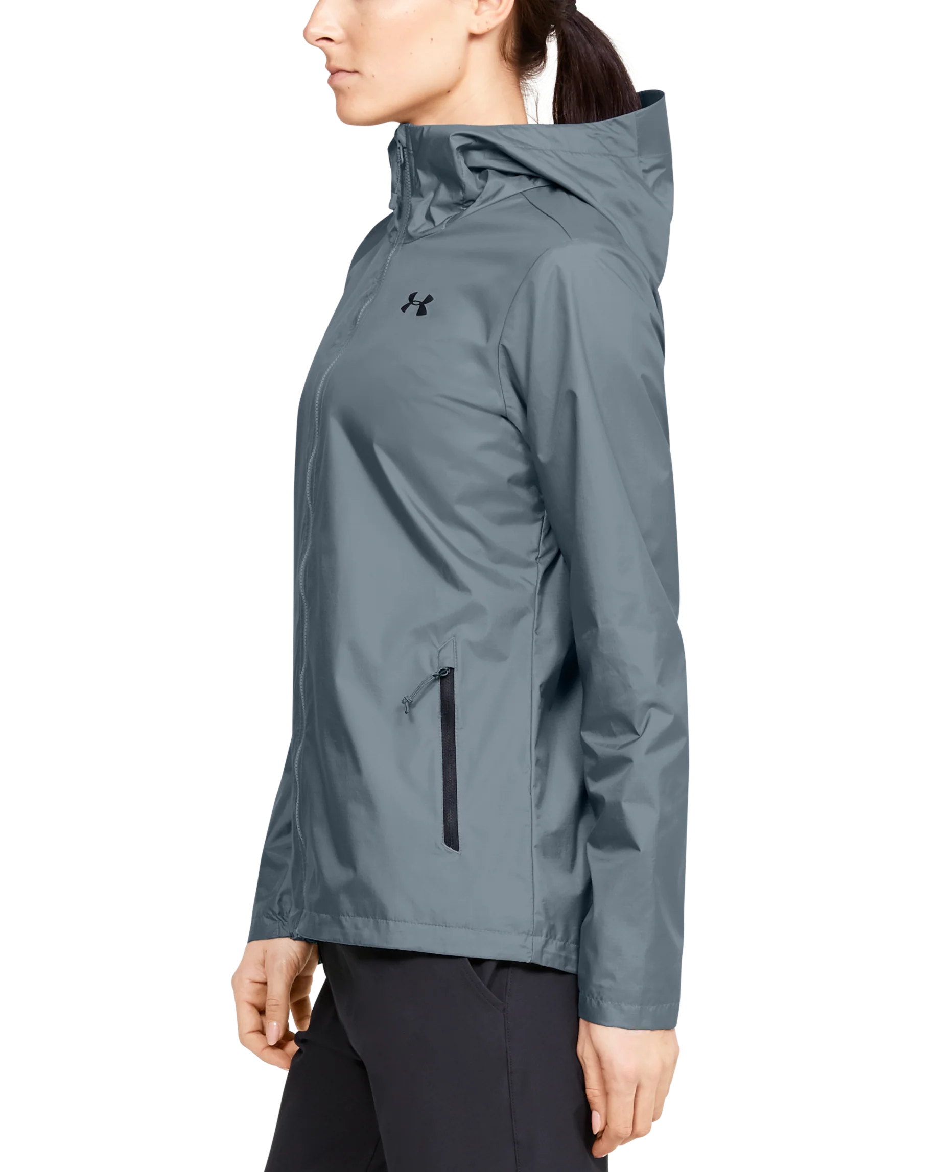 Women's UA Forefront Rain Jacket - Image 6