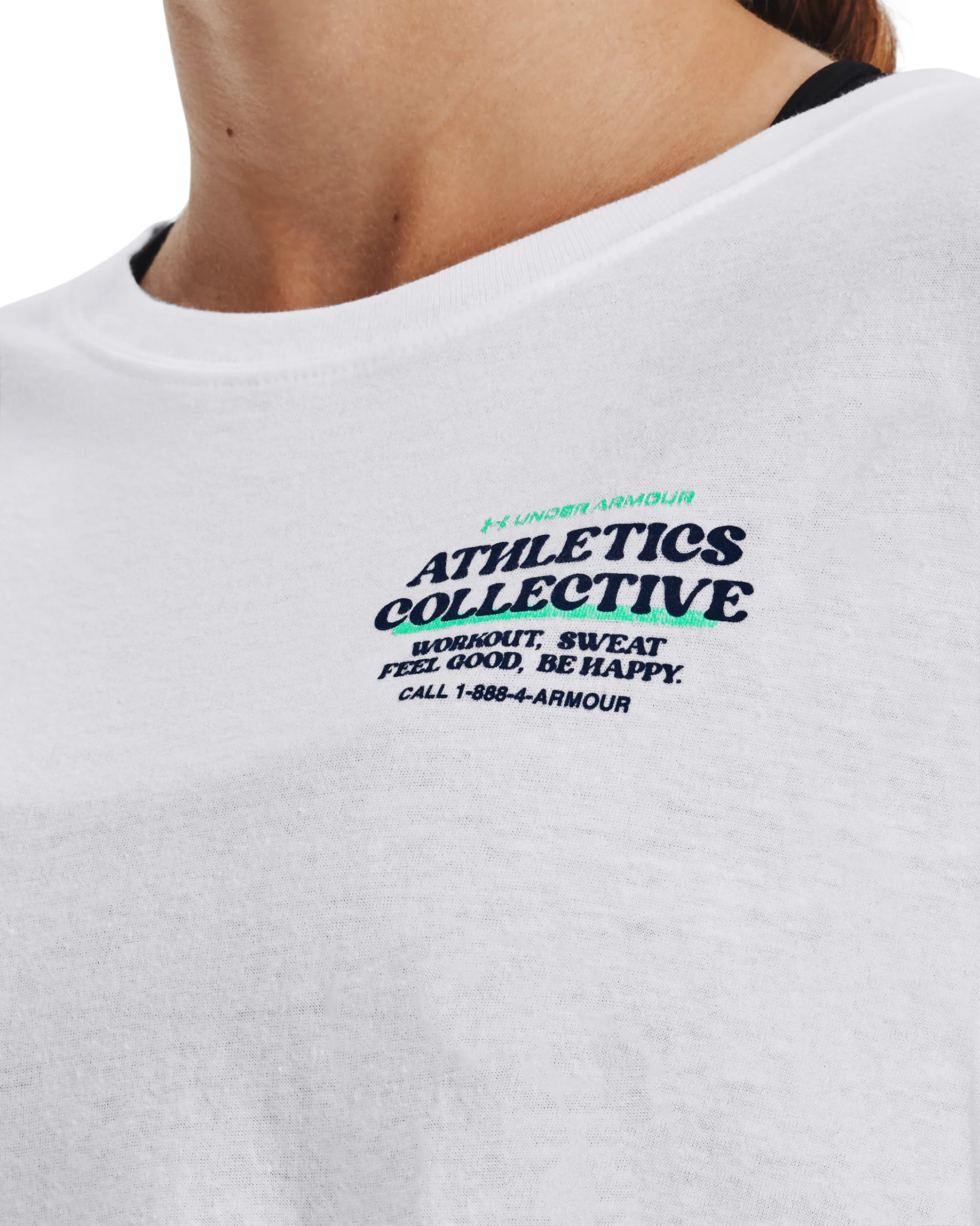 Women's UA Front Of Class Boost Your Mood Short Sleeve - Image 5