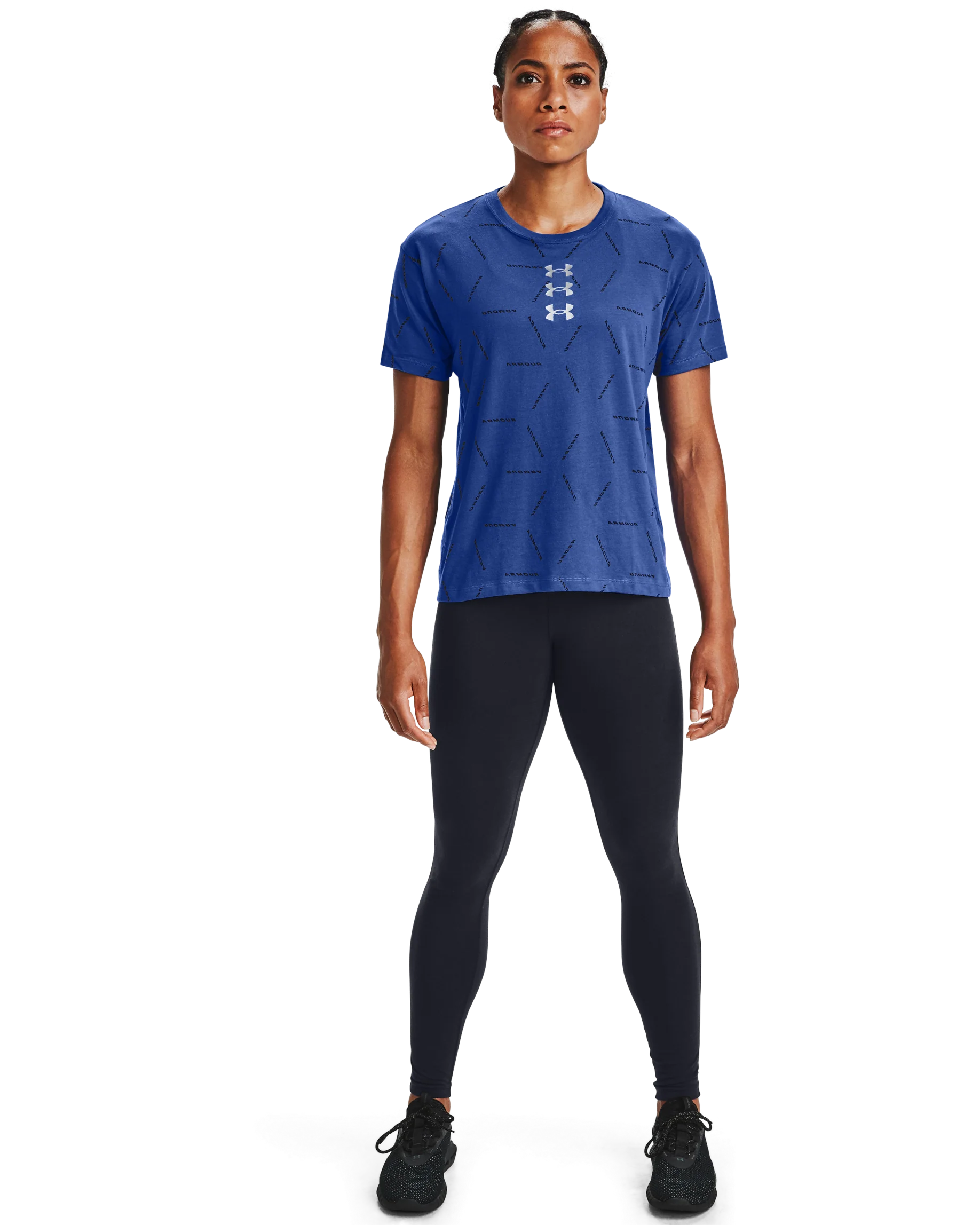 Women's UA Graphic AMP Short Sleeve - Image 3