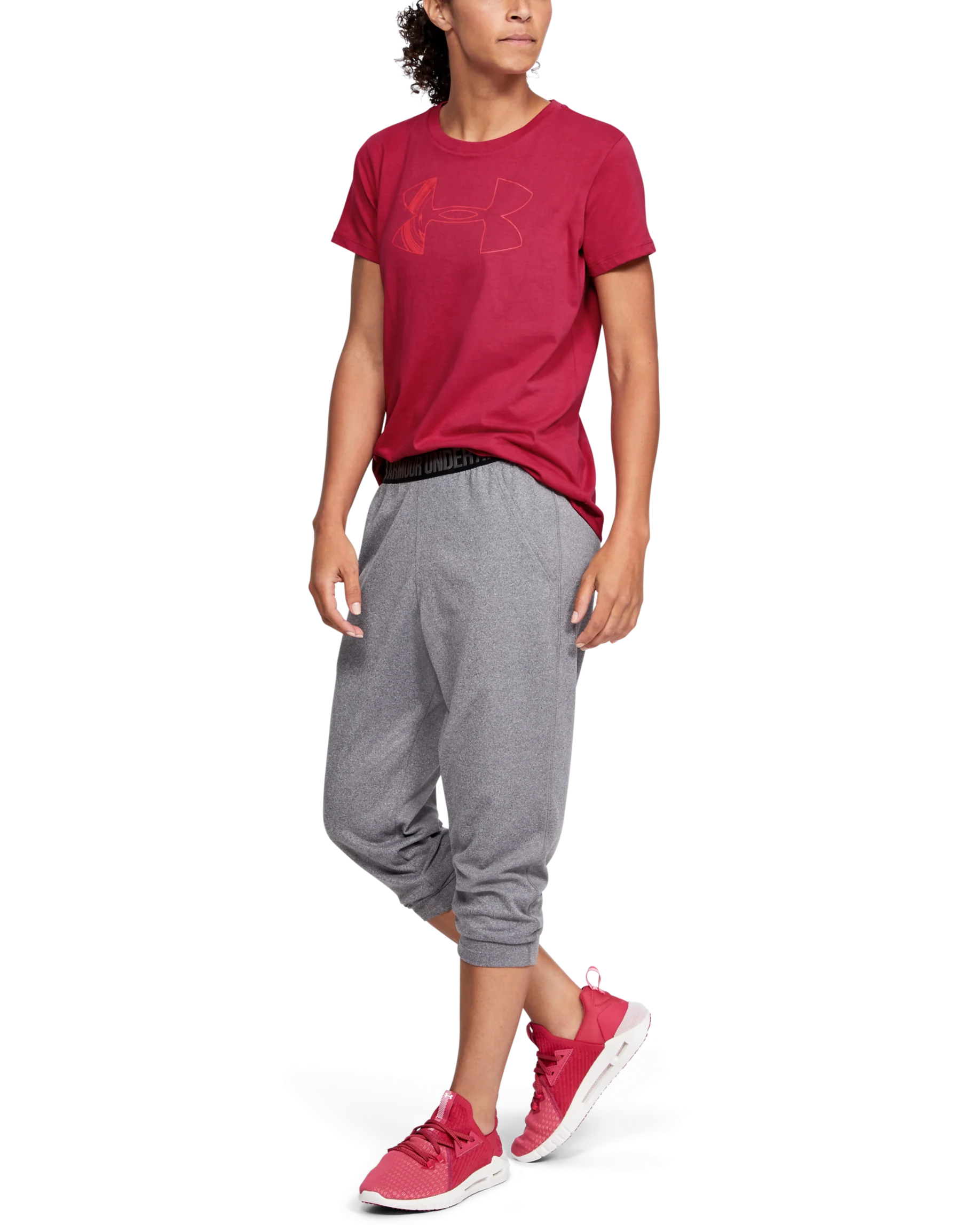 Women's UA Graphic Big Logo Classic Crew - Image 3