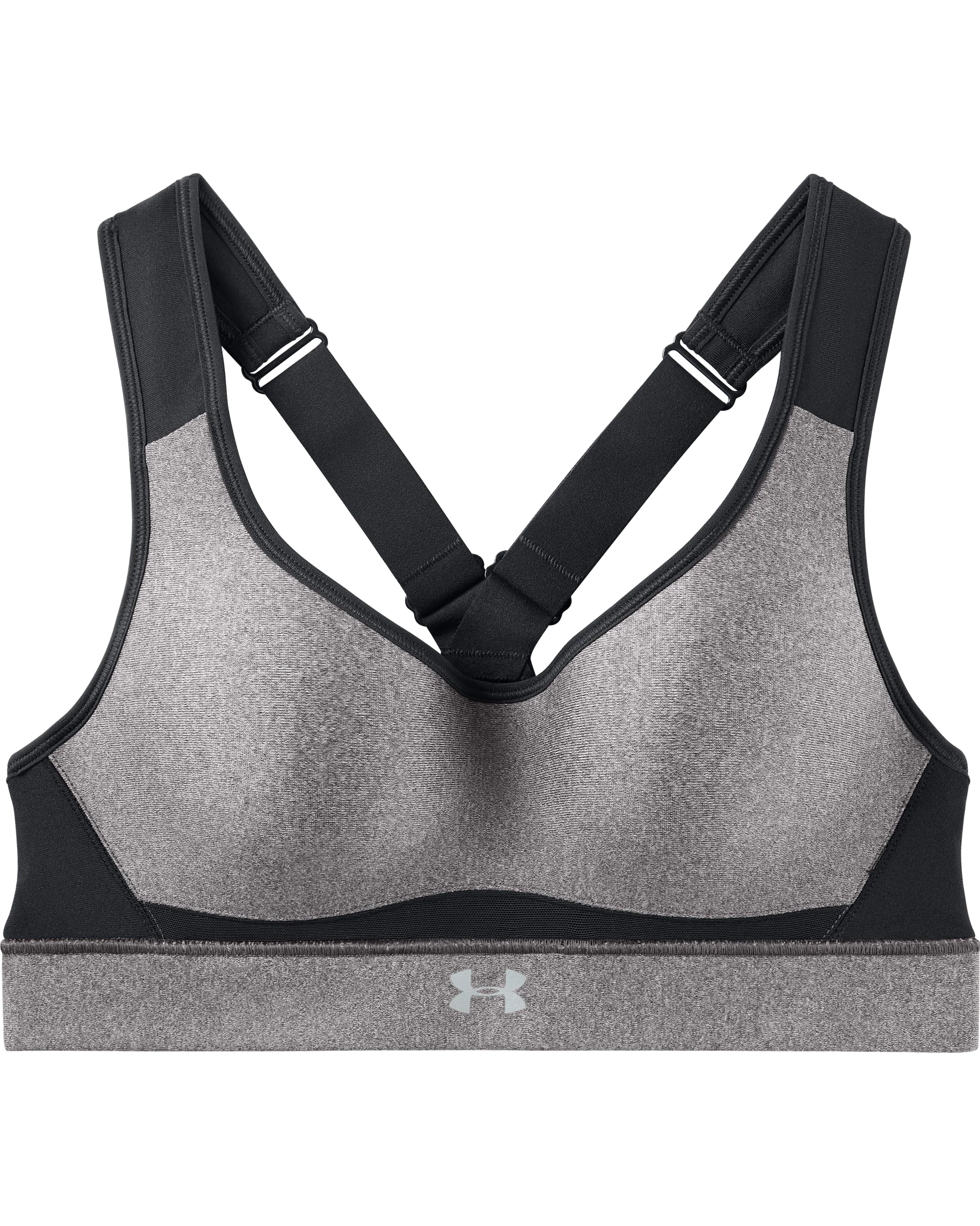 Women's UA HeatGear® Armour High Heathered Support Sports Bra - Image 4