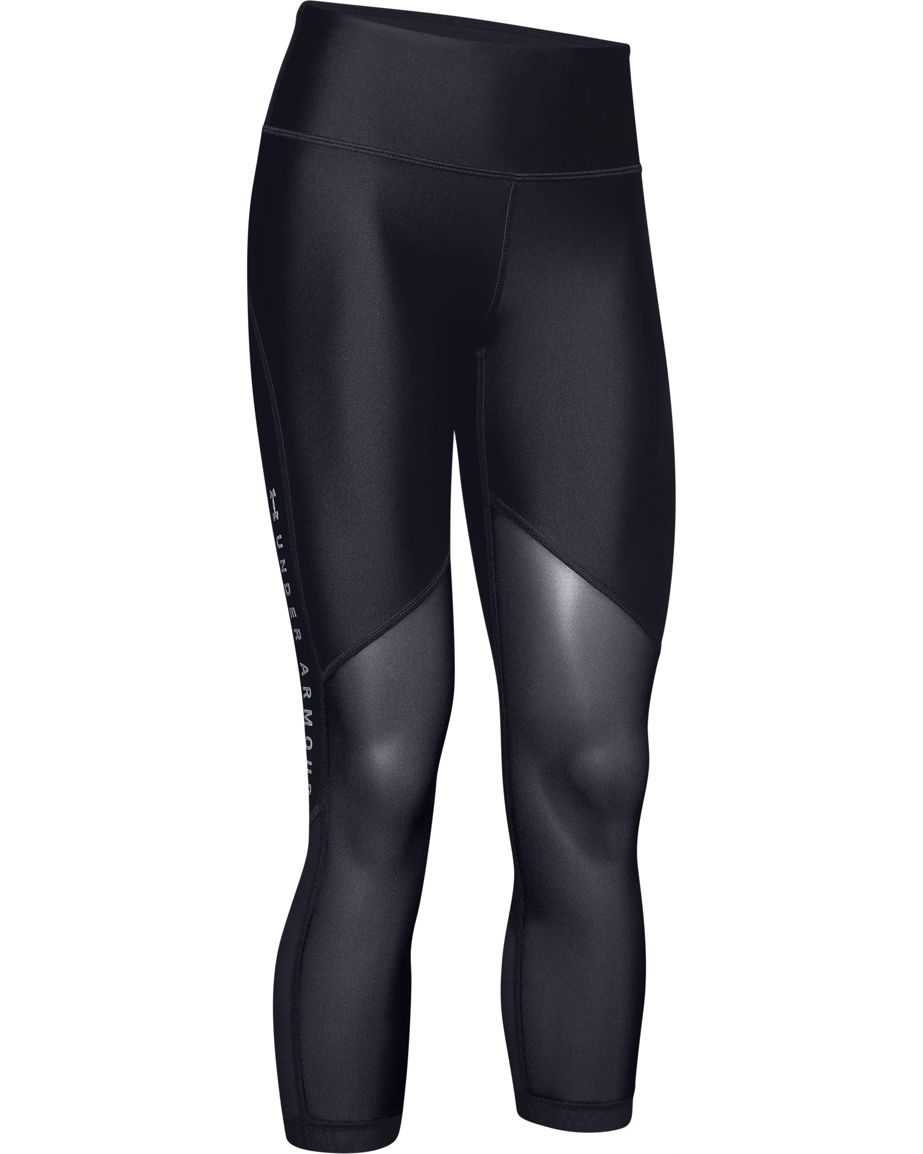 Women's UA HeatGear® Armour Mesh Ankle Crop - Graphic - Image 4