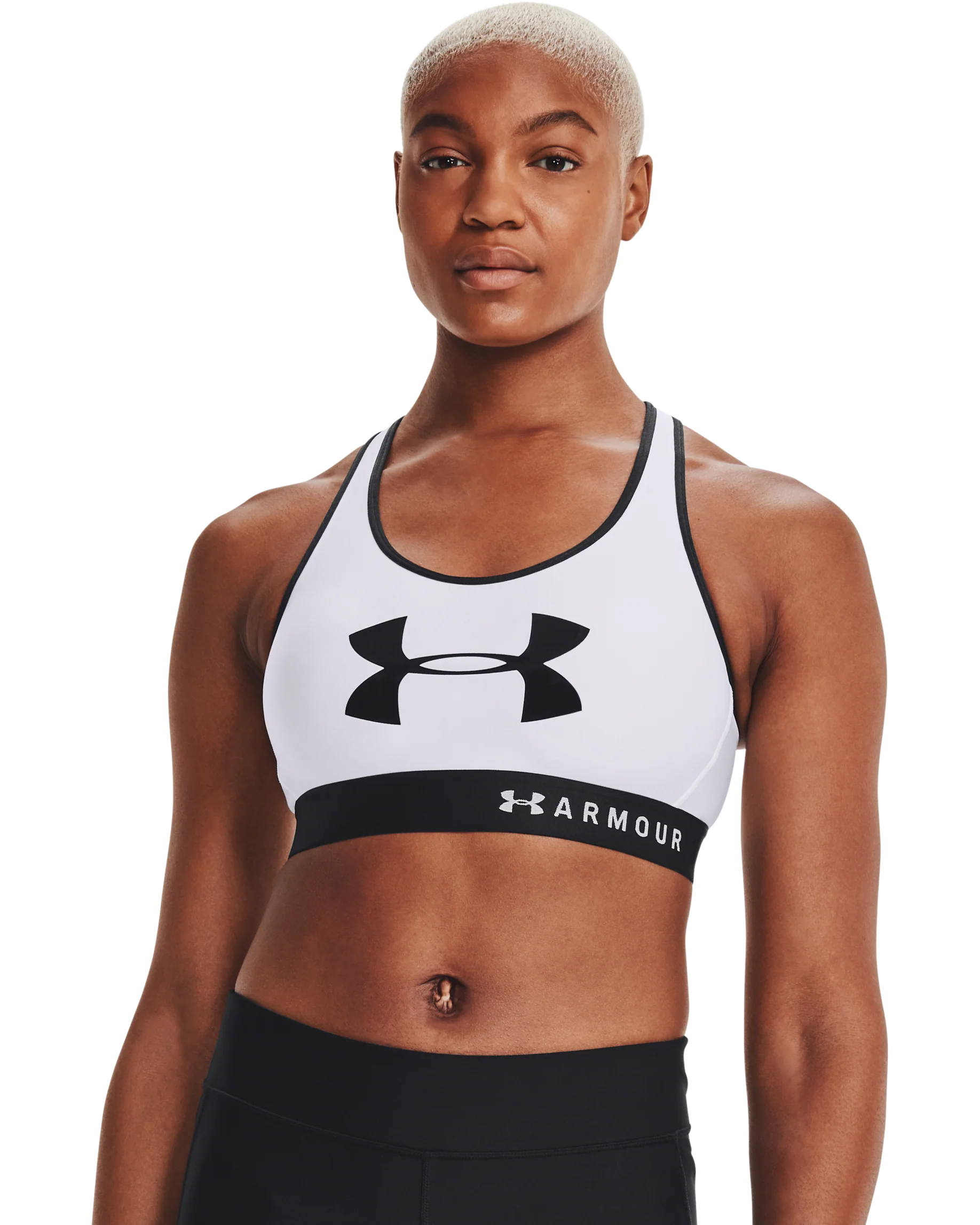 Women's Armour® Mid Keyhole Graphic Sports Bra - Image 8