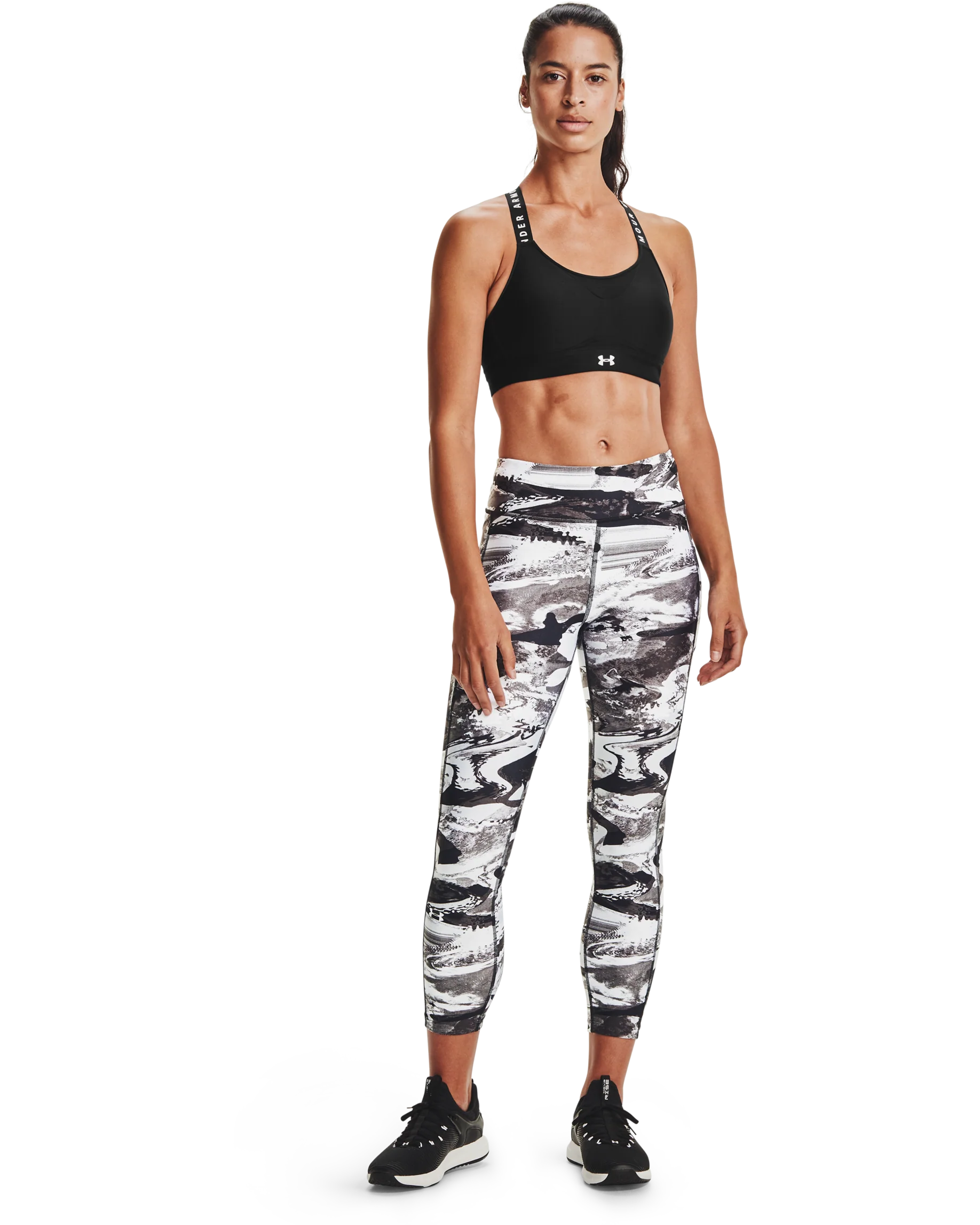 Women's HeatGear® Armour Printed Ankle Crop - Image 4