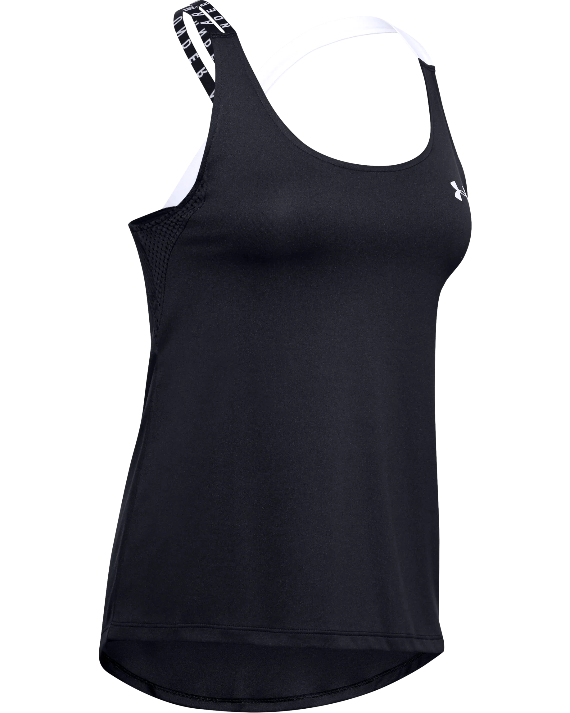 Women's HeatGear® Armour Wordmark Double Strap Tank - Image 4