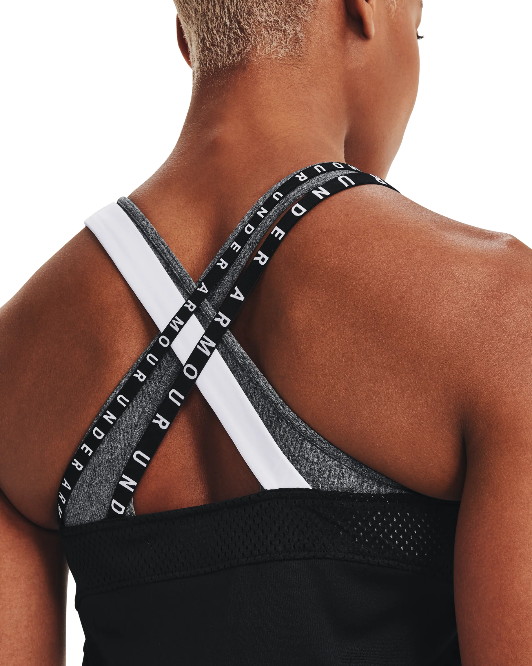 Women's HeatGear® Armour Wordmark Double Strap Tank - Image 5