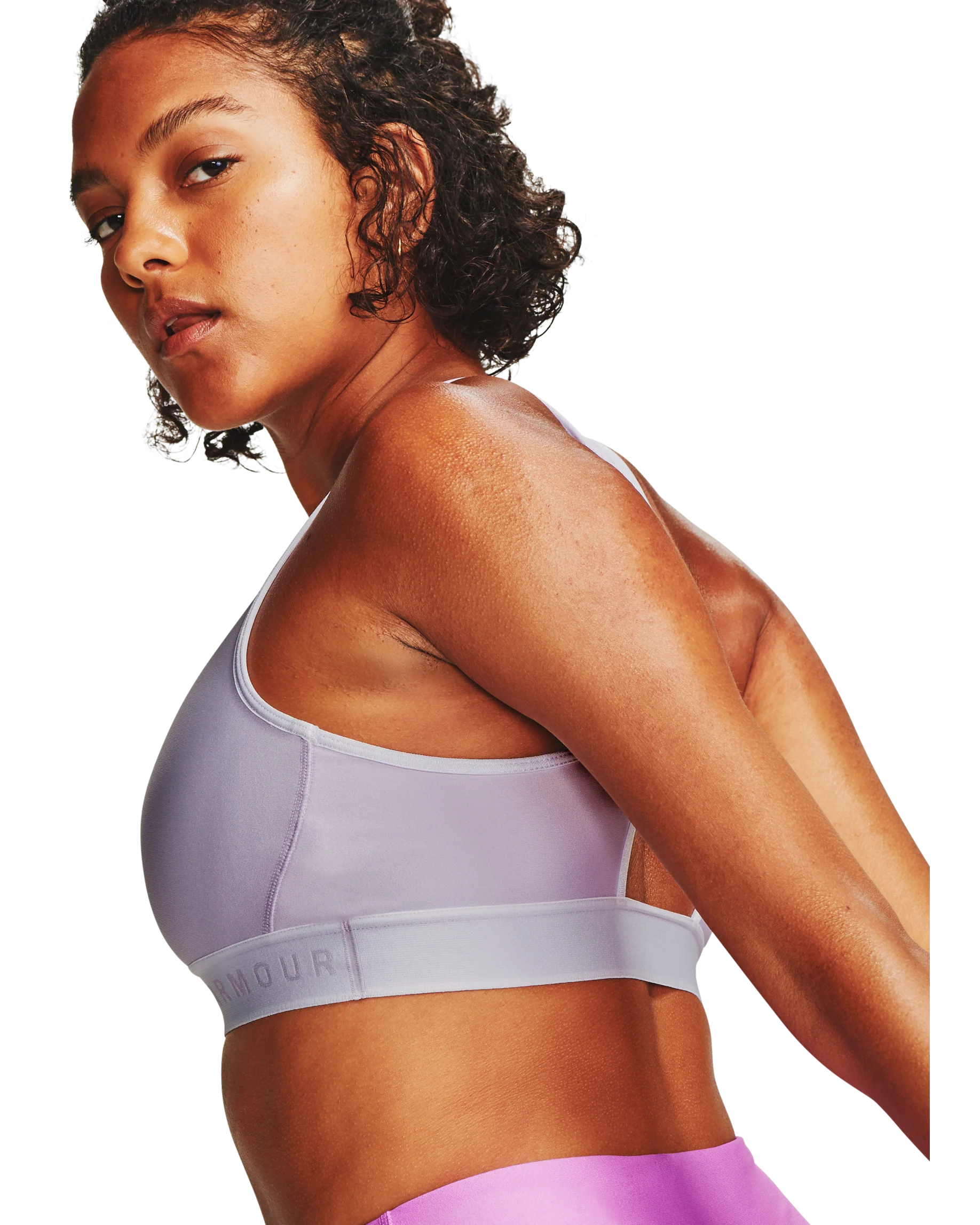 Women's Armour® Mid Sports Bra - Image 7