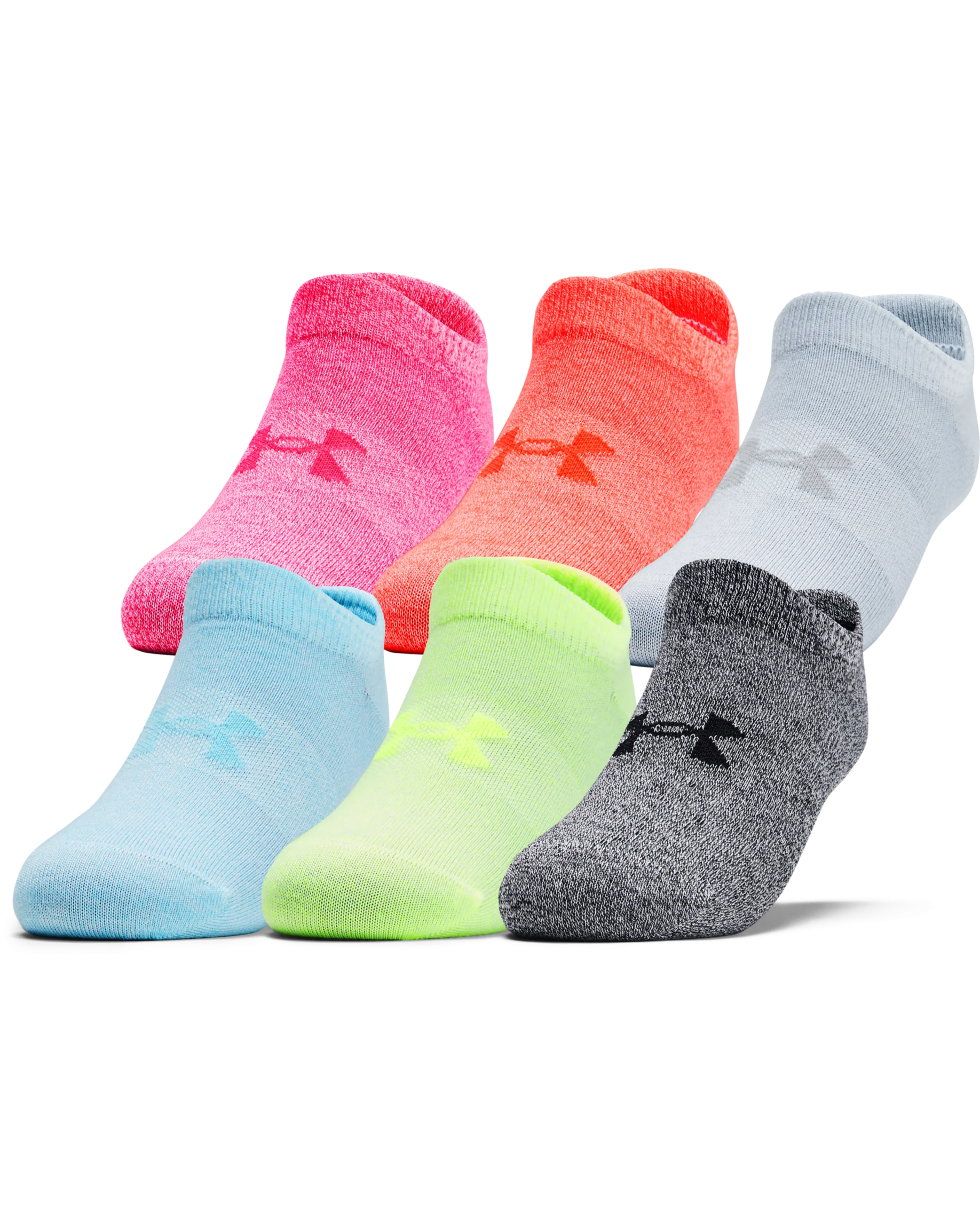 Women's UA HeatGear®  Essentials No Show – 6-Pack