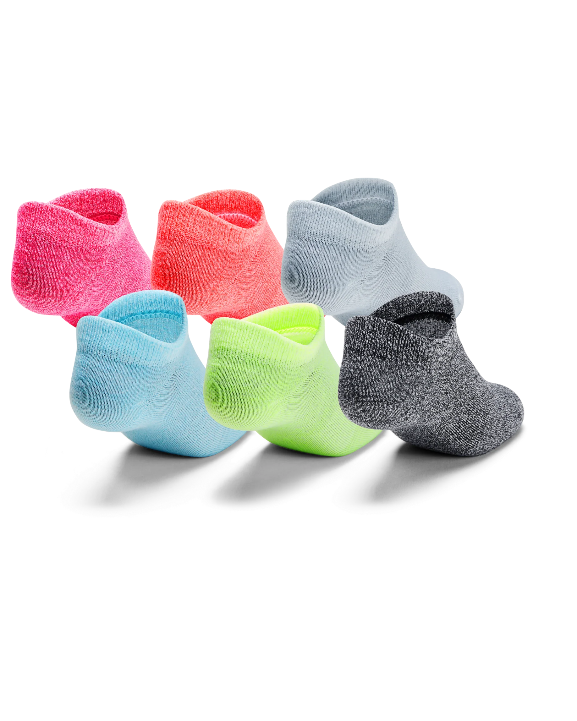 Women's UA HeatGear®  Essentials No Show – 6-Pack - Image 2