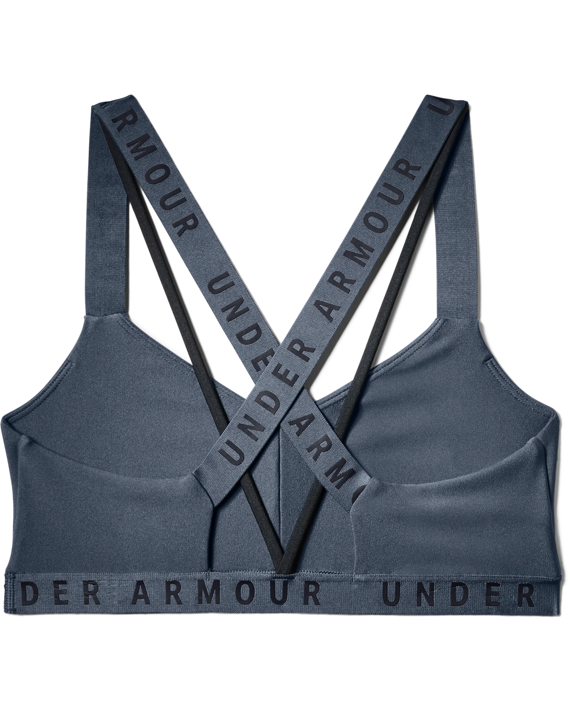 Womens UA Wordmark Strappy Sportlette - Image 3