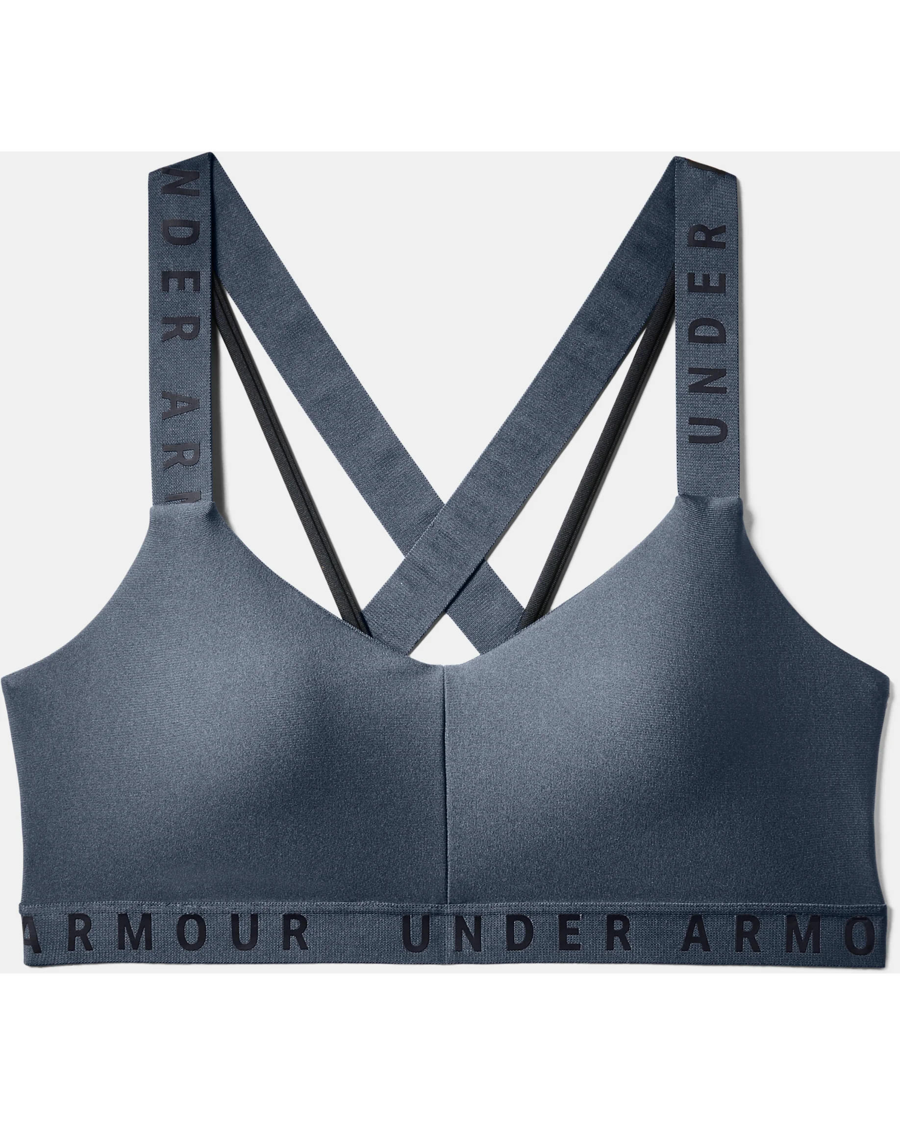 Womens UA Wordmark Strappy Sportlette - Image 4