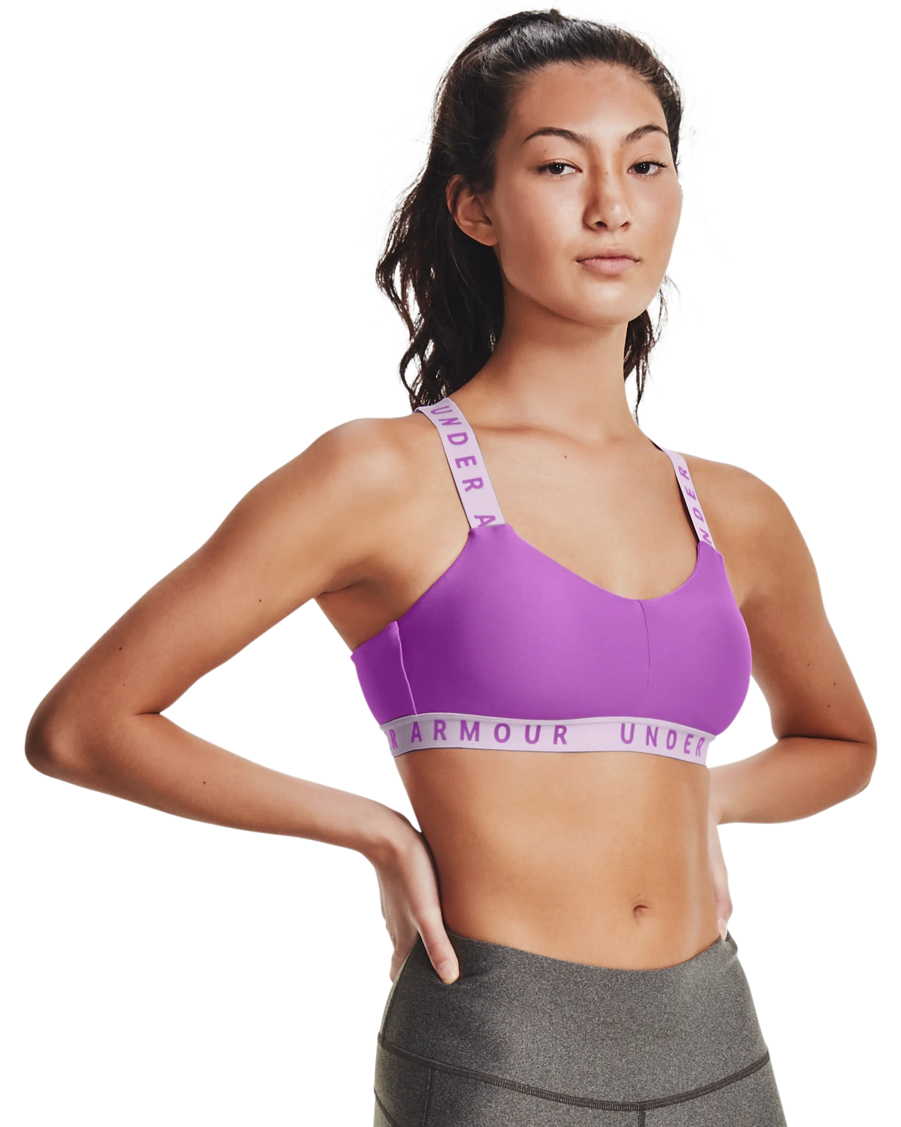 Womens UA Wordmark Strappy Sportlette