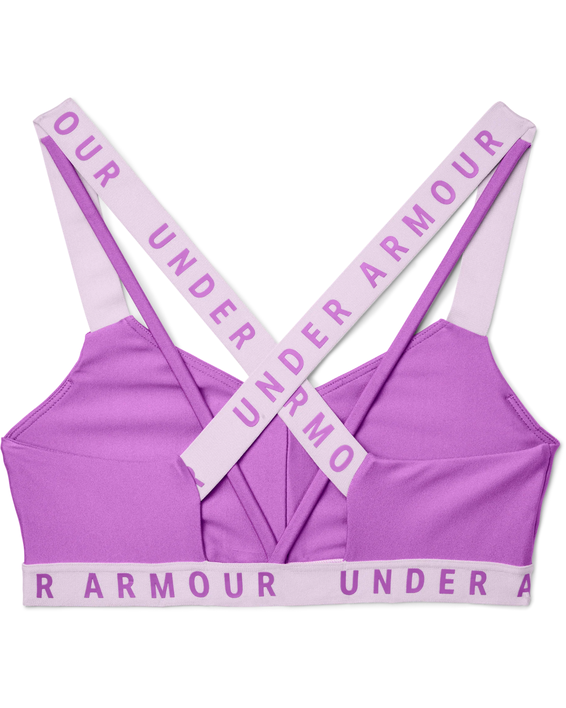 Womens UA Wordmark Strappy Sportlette - Image 5
