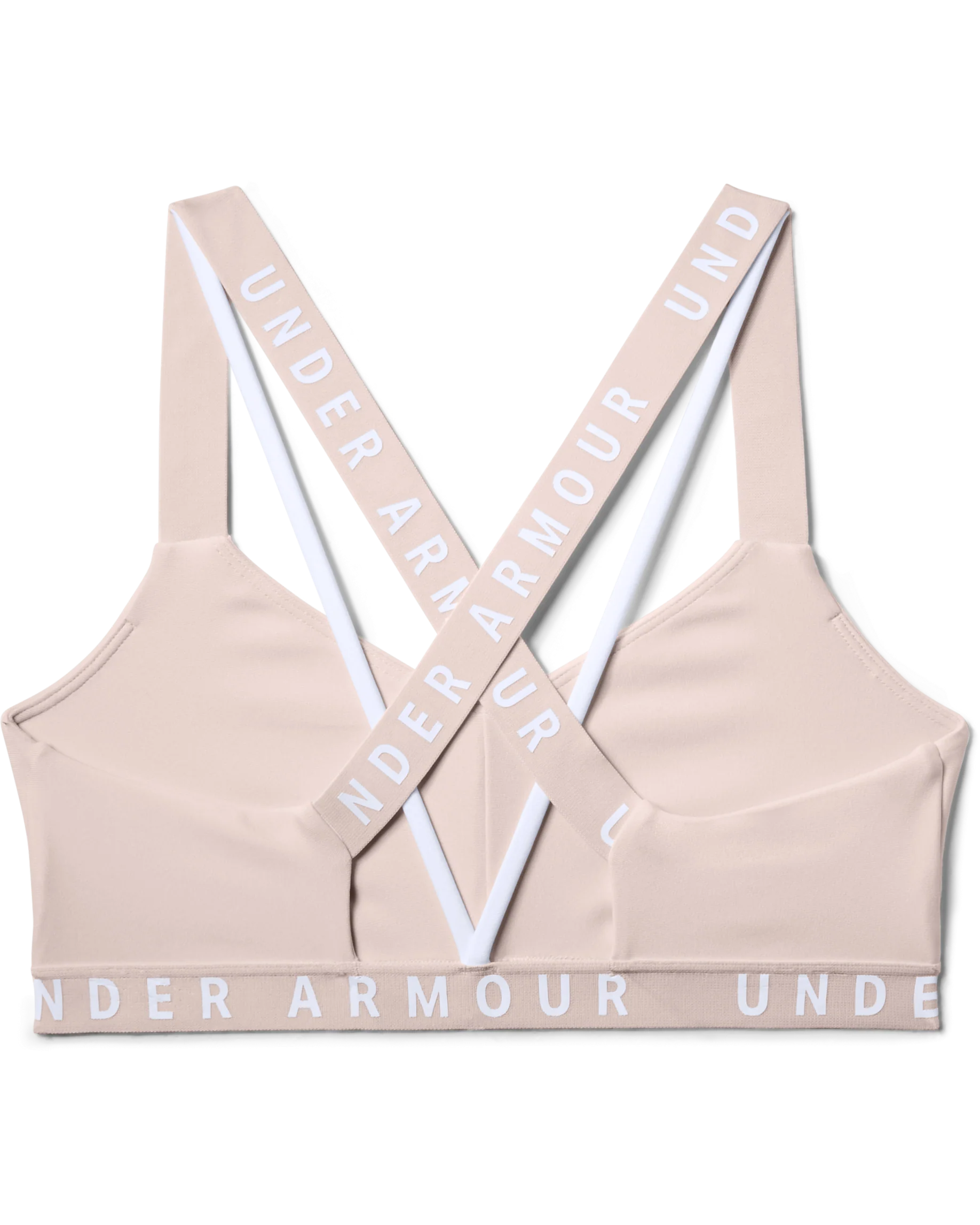 Womens UA Wordmark Strappy Sportlette - Image 3