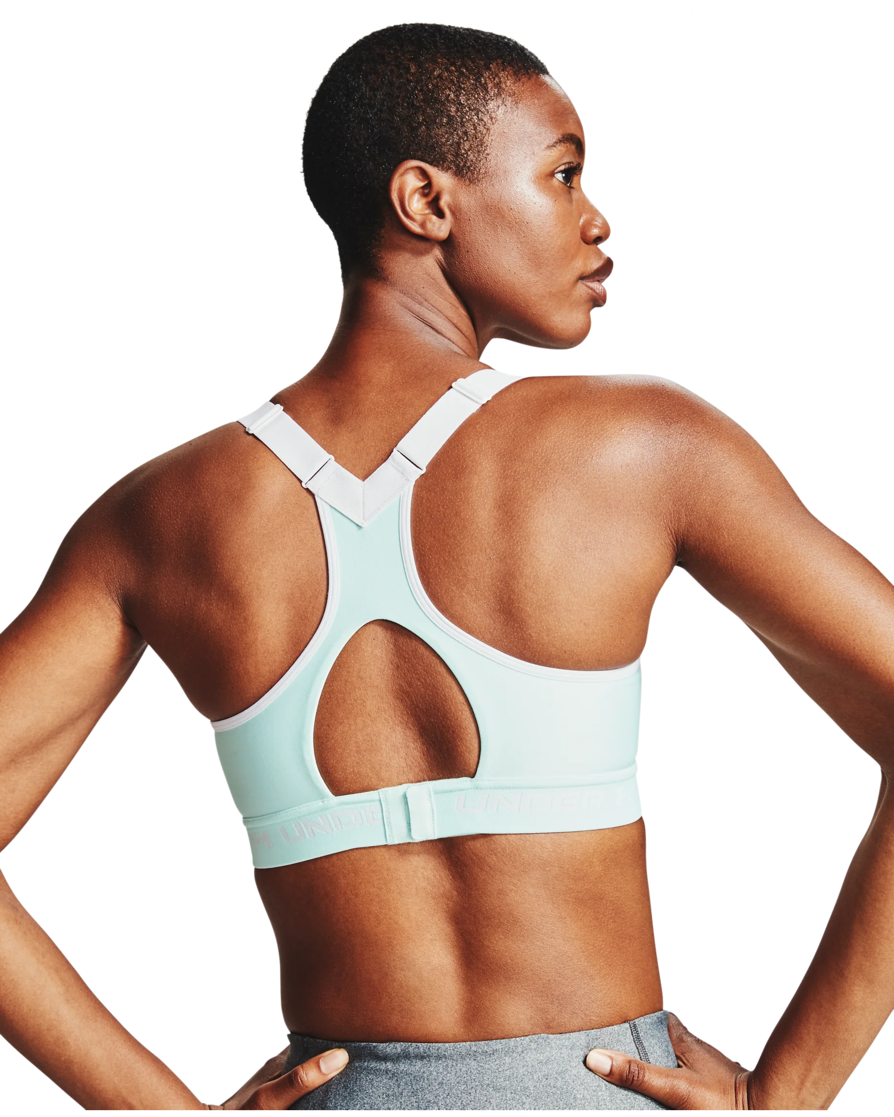 Women's Armour® High Crossback Sports Bra - Image 2