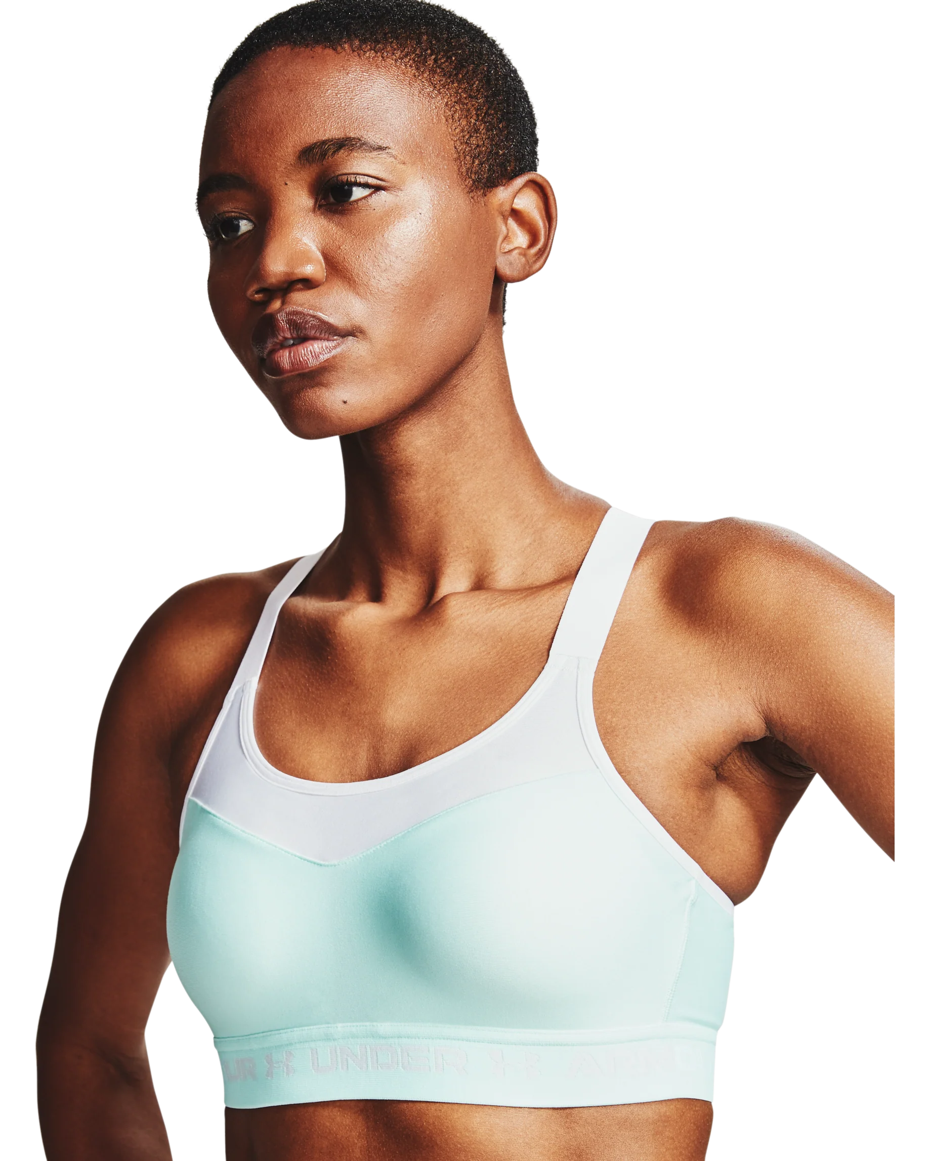 Women's Armour® High Crossback Sports Bra - Image 4
