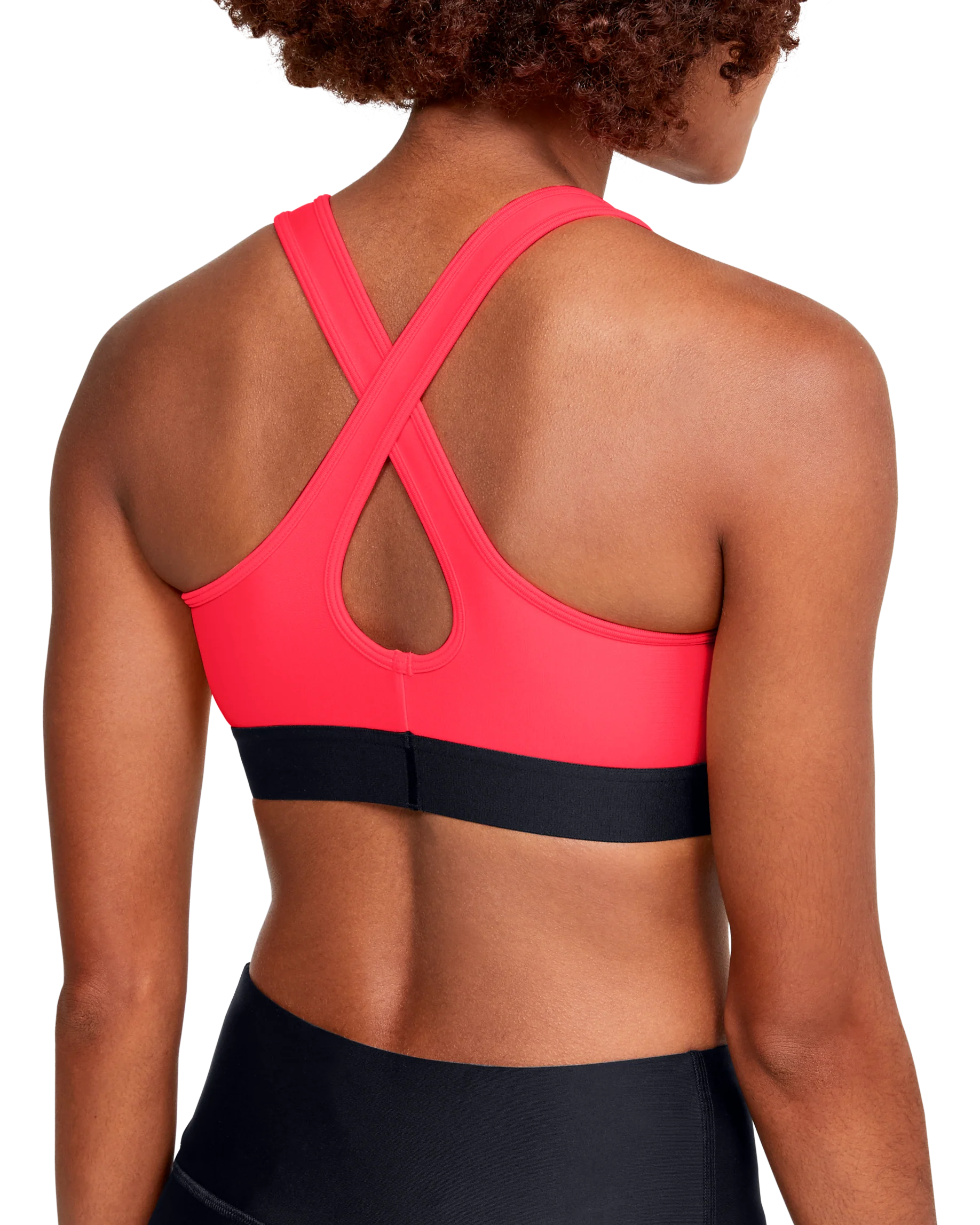 Women's Armour® Mid Crossback Sports Bra - Image 2