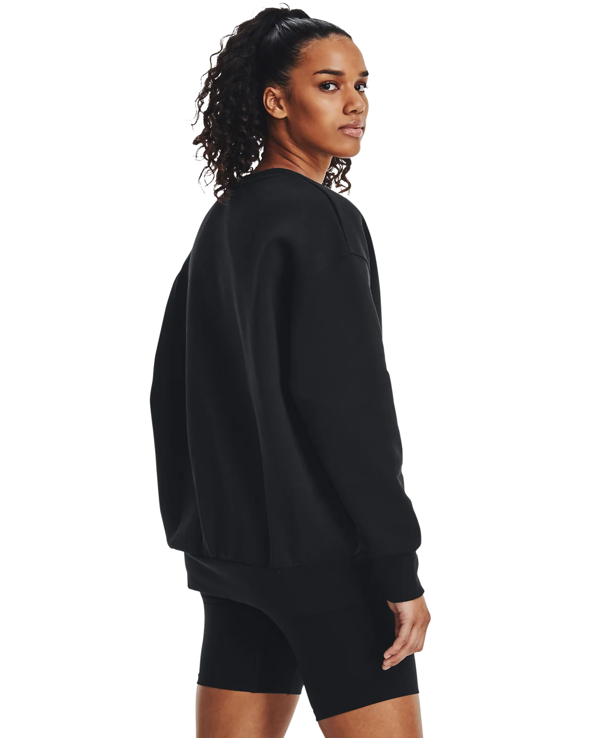Women's UA Icon Fleece Oversized Crew - Image 2