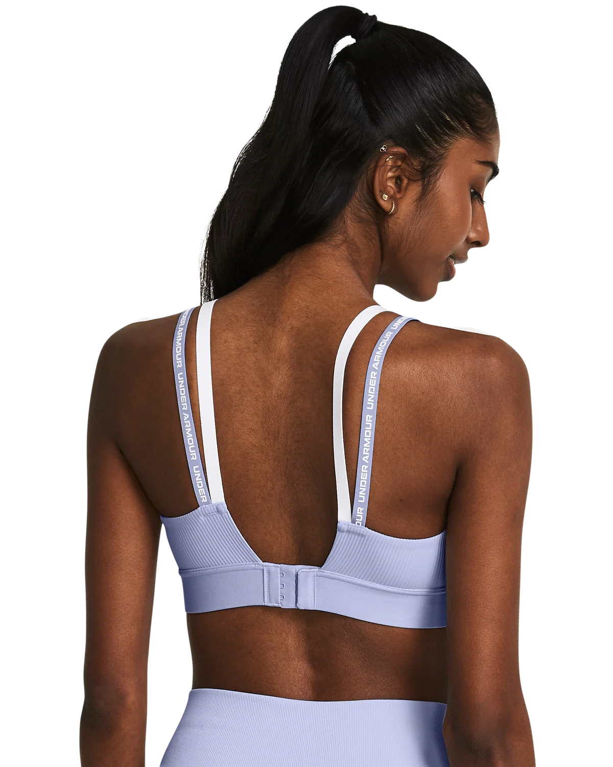 Women's UA Infinity 2.0 Mid Rib Sports Bra - Image 2