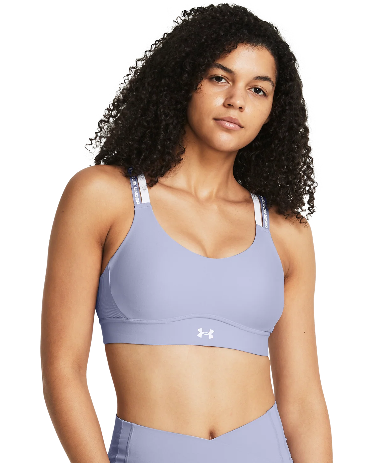 Women's UA Infinity 2.0 Mid Rib Sports Bra - Image 6