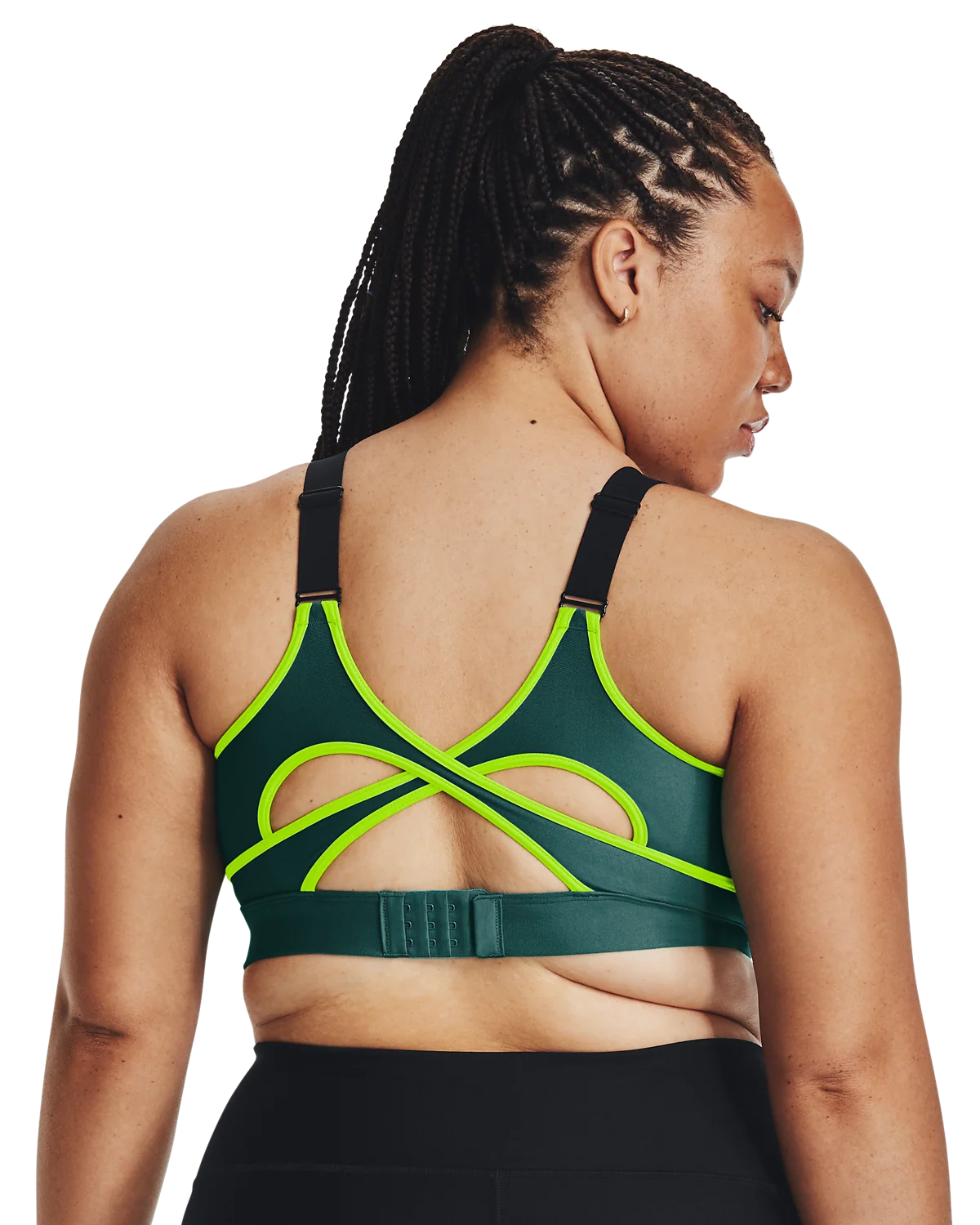 Women's UA Infinity High Crossover Sports Bra - Image 10