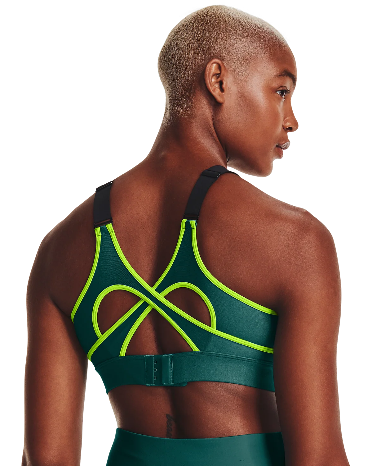 Women's UA Infinity High Crossover Sports Bra - Image 7