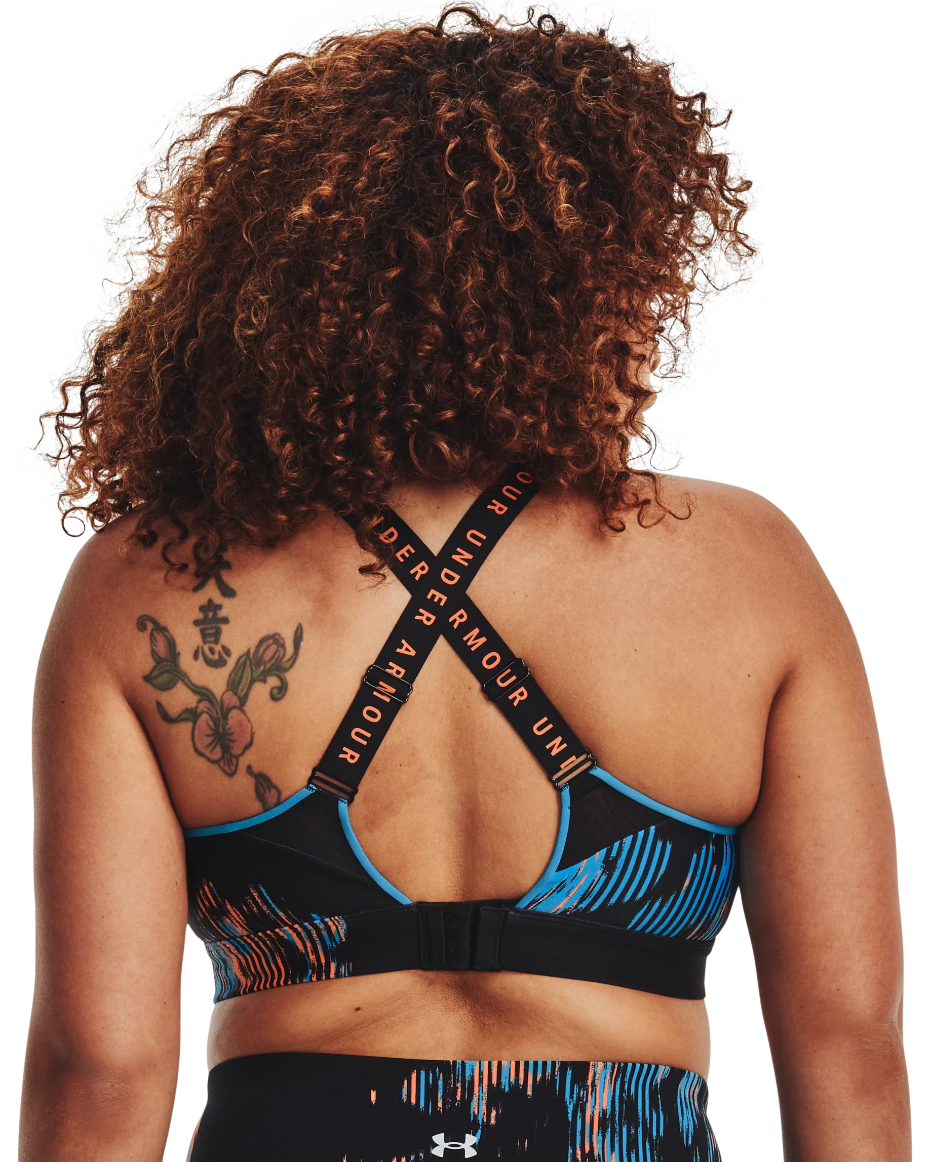 Women's UA Infinity High Printed Sports Bra - Image 8