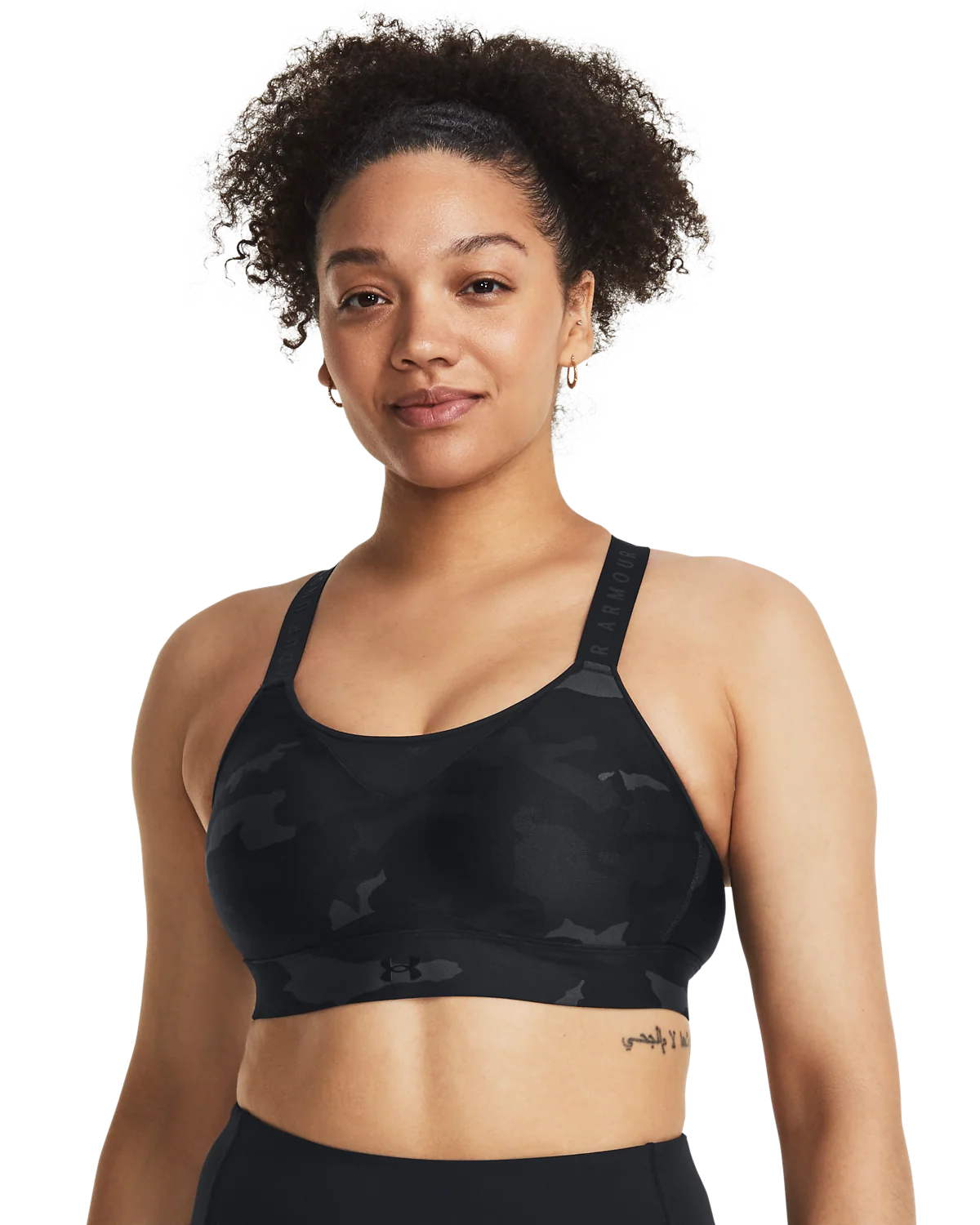 Women's UA Infinity High Printed Sports Bra - Image 9