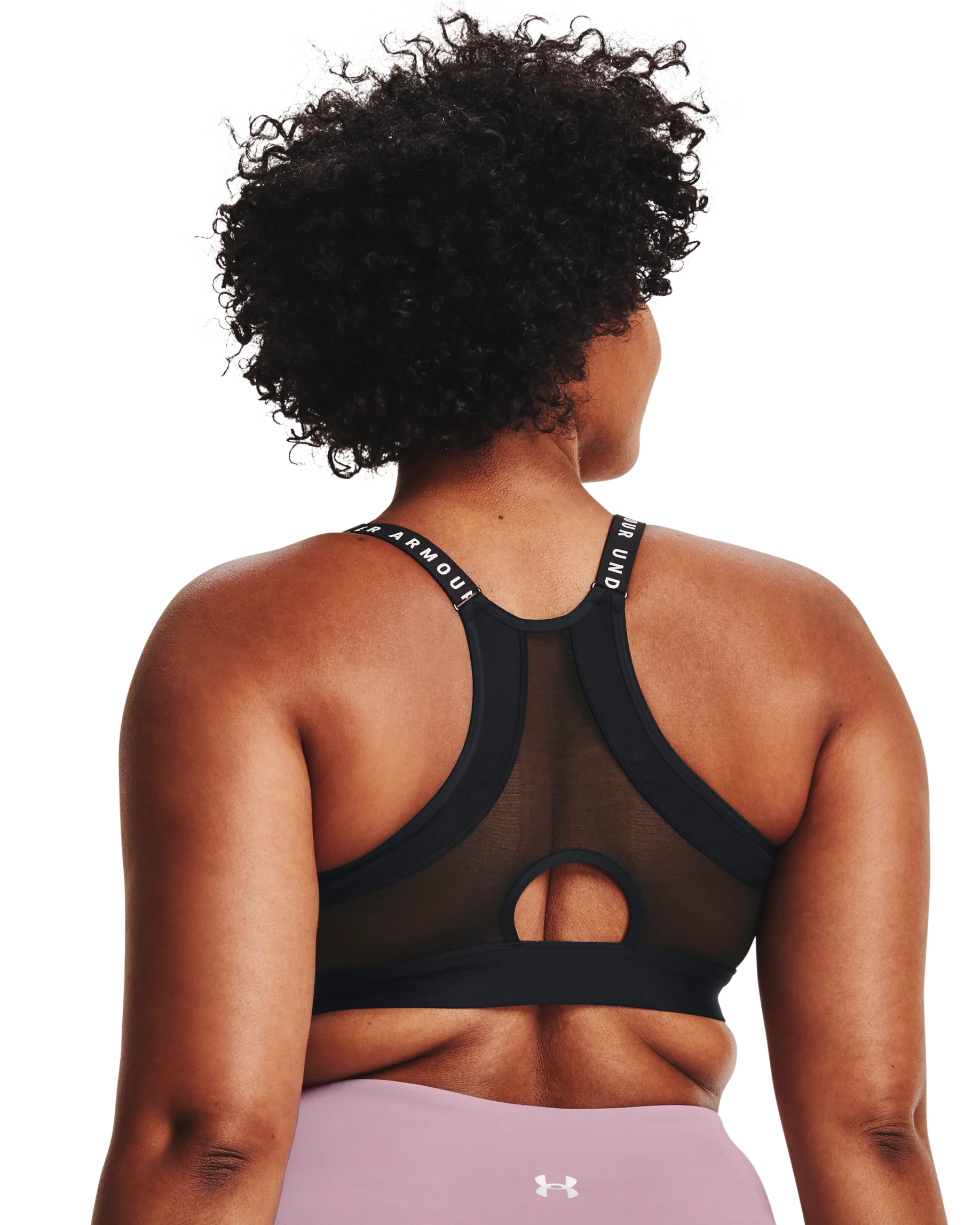 Women's UA Infinity Low Covered Sports Bra - Image 3