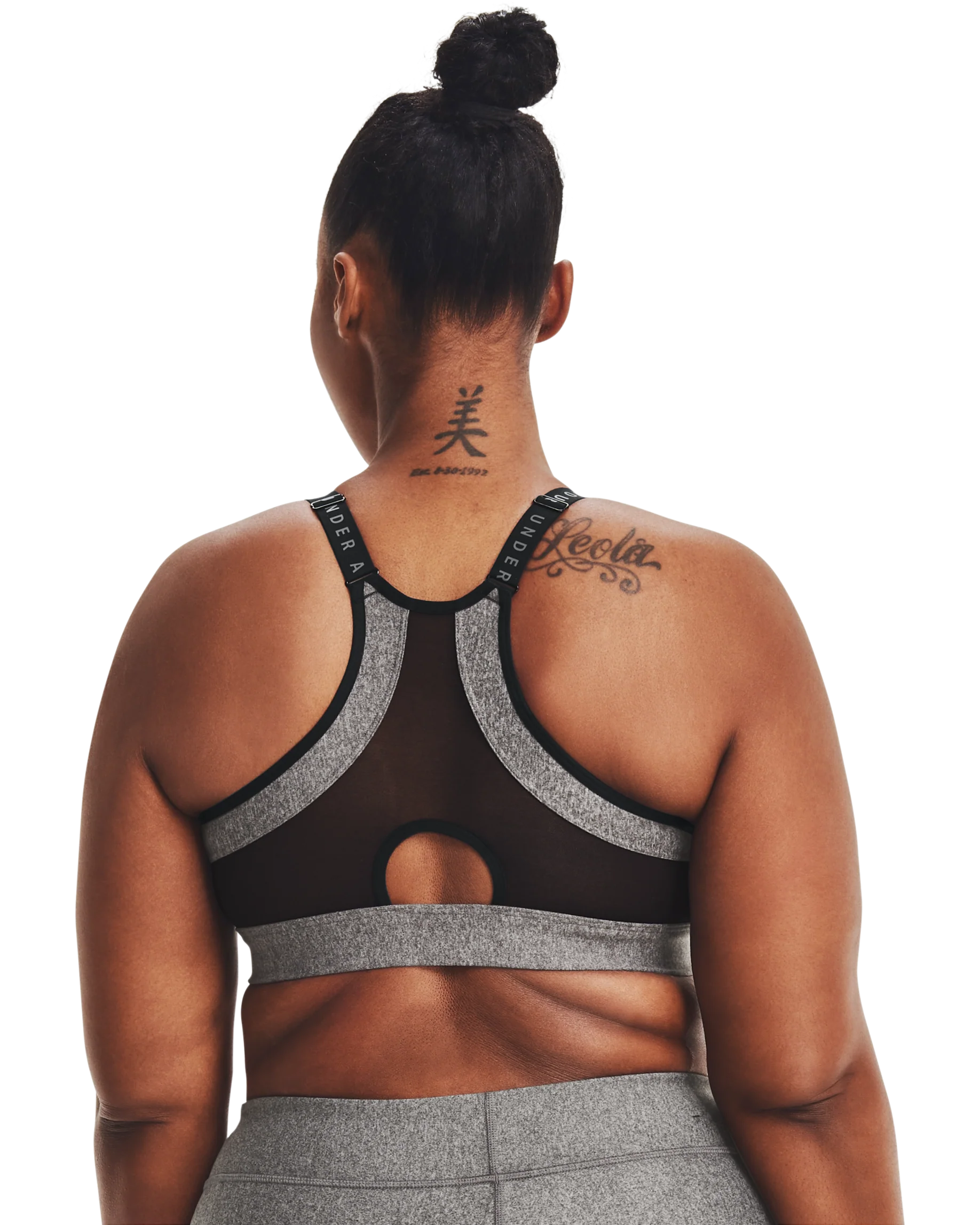 Women's UA Infinity Low Heather Sports Bra - Image 3