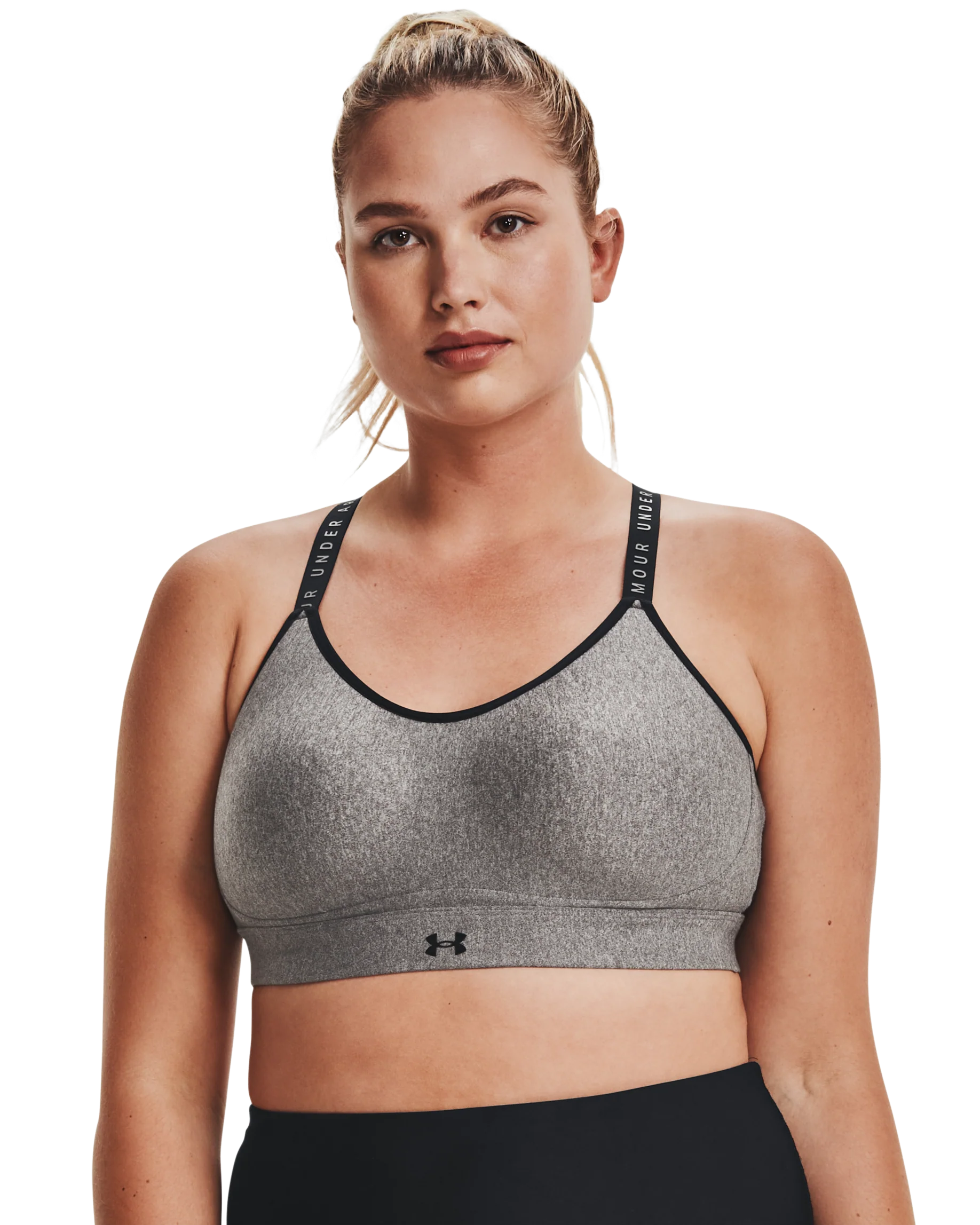 Women's UA Infinity Low Heather Sports Bra - Image 9