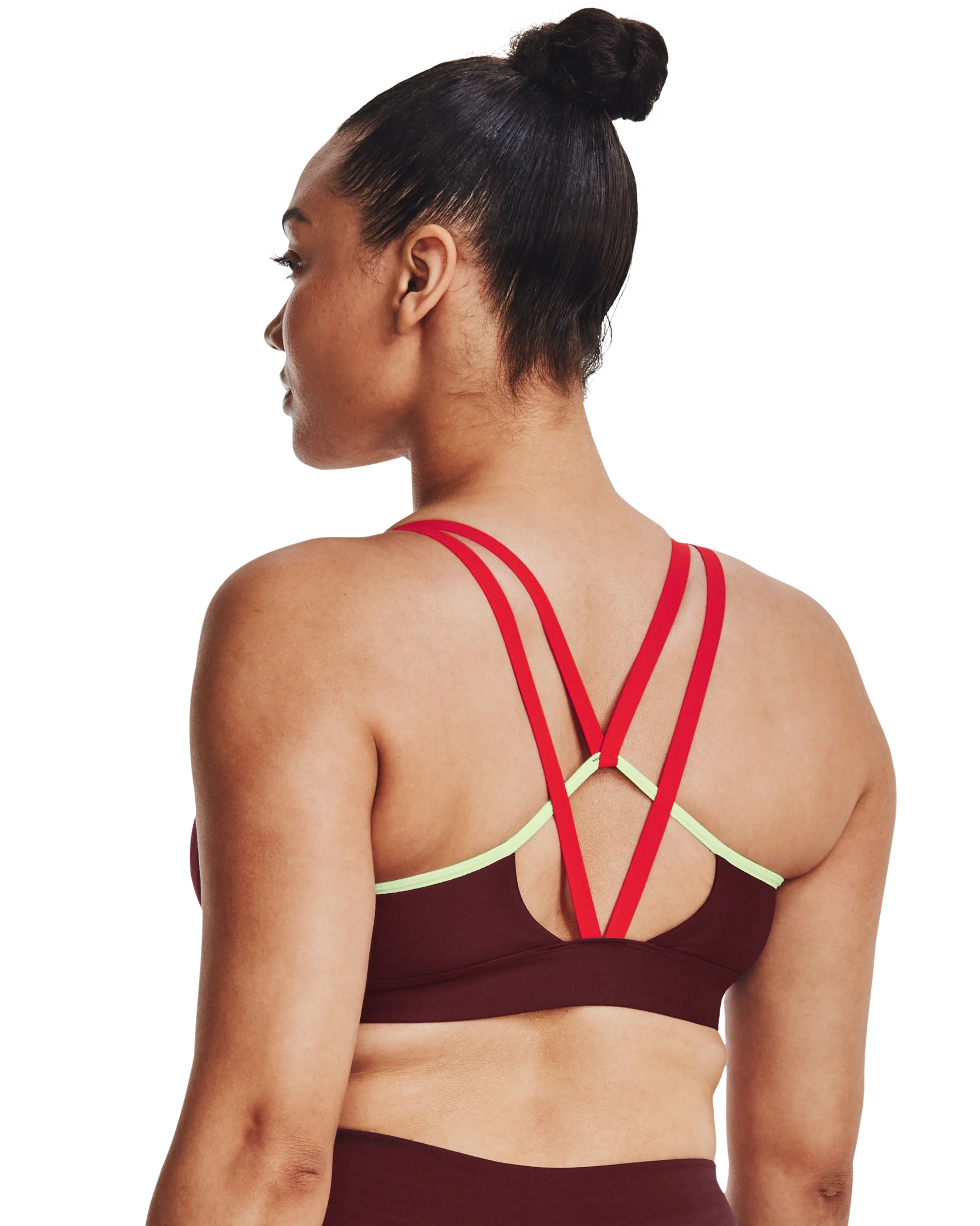 Women's UA Infinity Low Strappy Sports Bra - Image 7