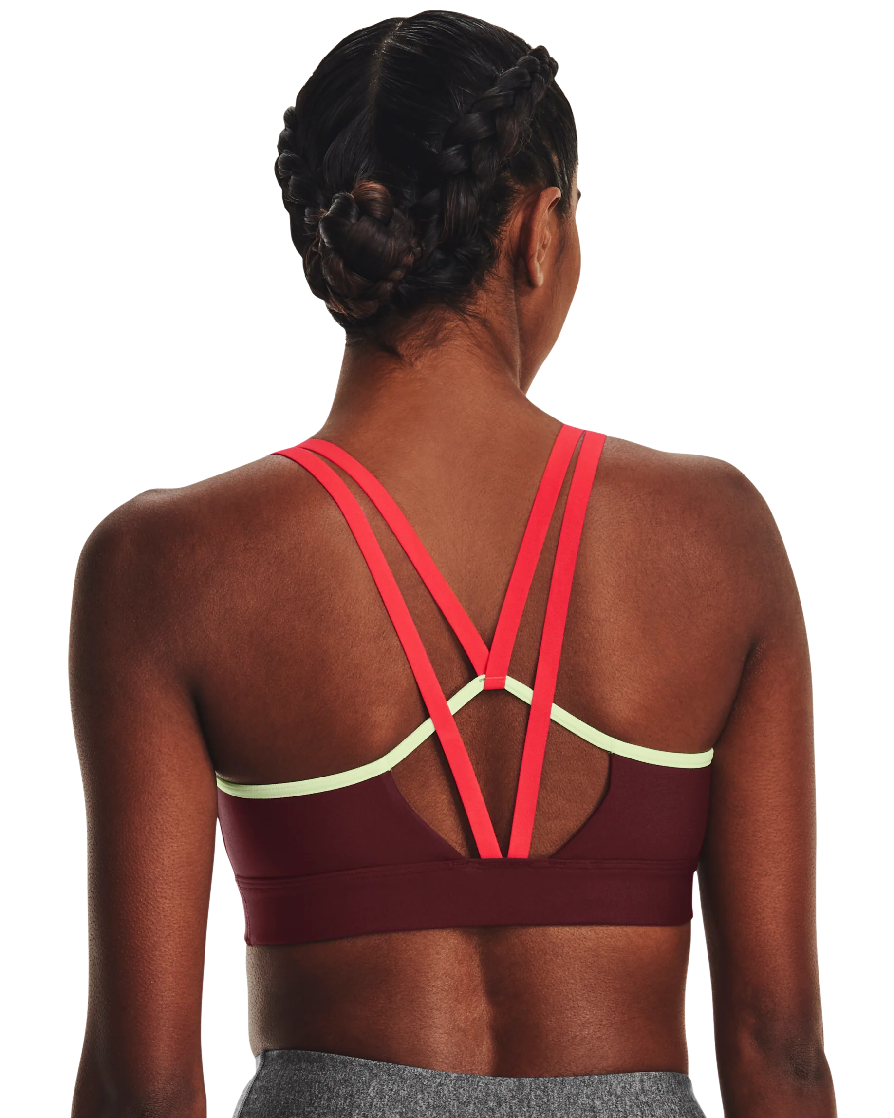 Women's UA Infinity Low Strappy Sports Bra - Image 9
