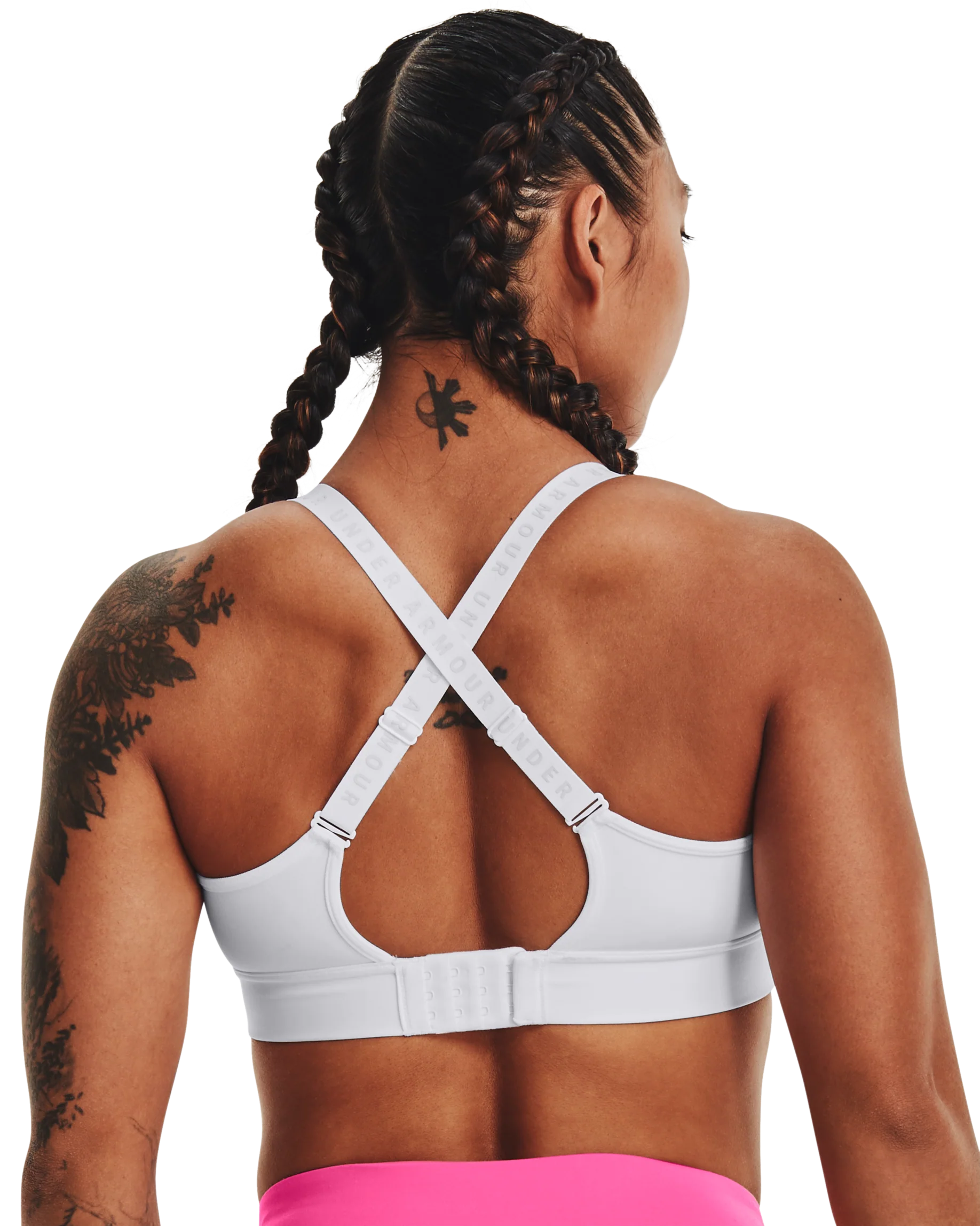 Women's UA Infinity Mid Covered Sports Bra - Image 2