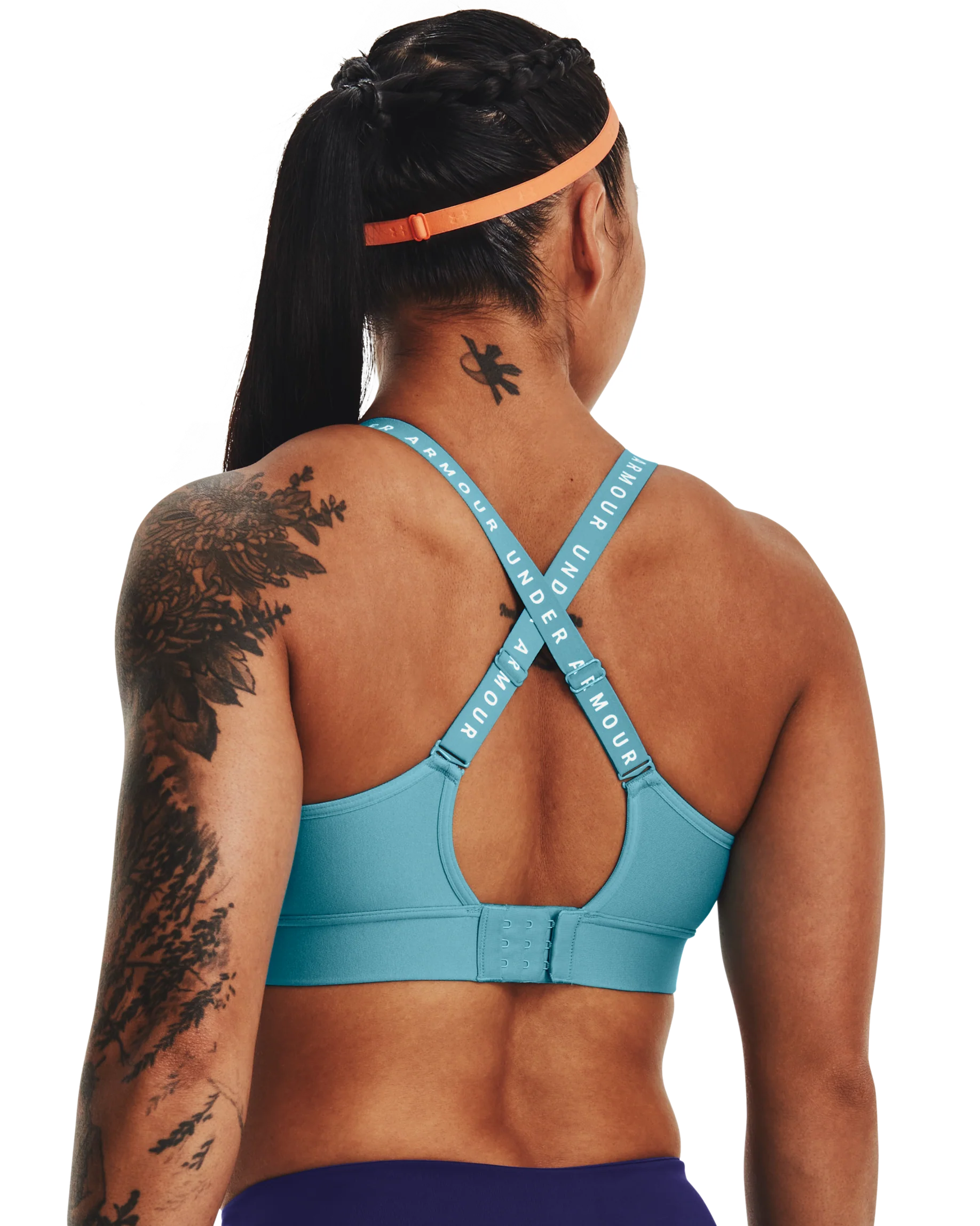 Women's UA Infinity Mid Covered Sports Bra - Image 2