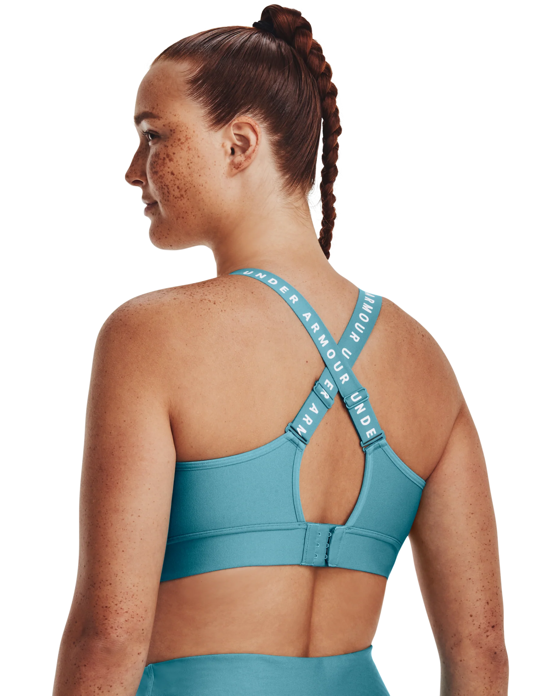 Women's UA Infinity Mid Covered Sports Bra - Image 5
