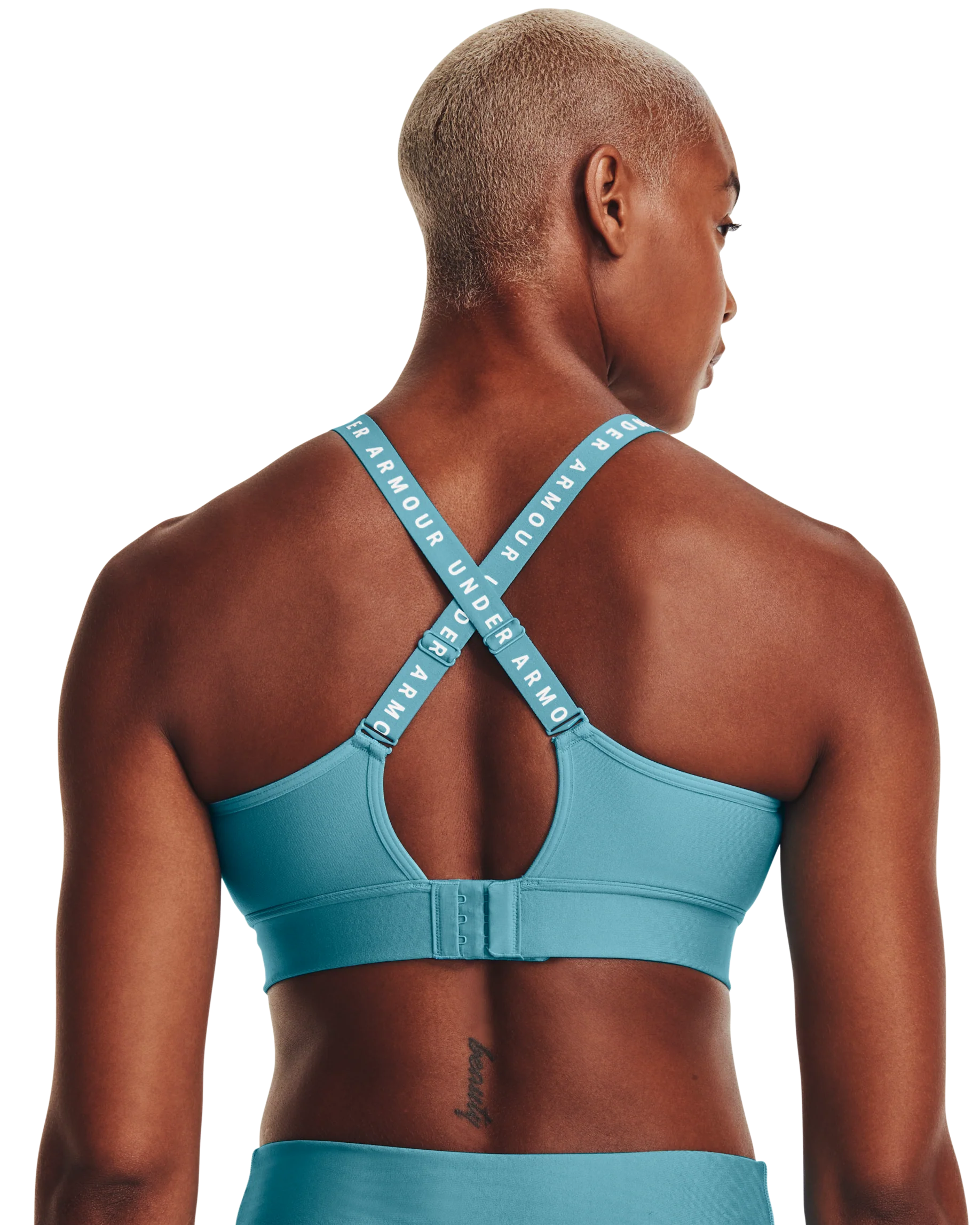 Women's UA Infinity Mid Covered Sports Bra - Image 6