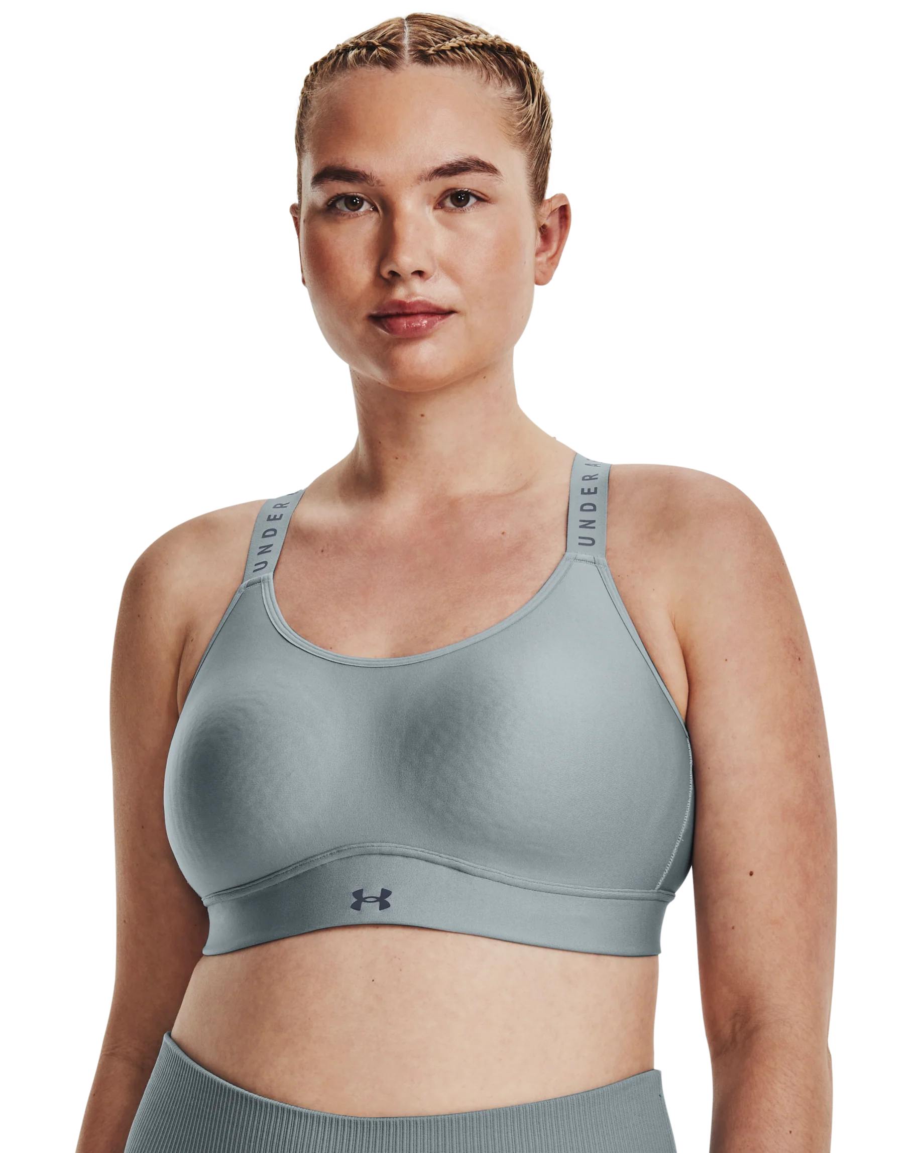 Women's UA Infinity Mid Covered Sports Bra - Image 5