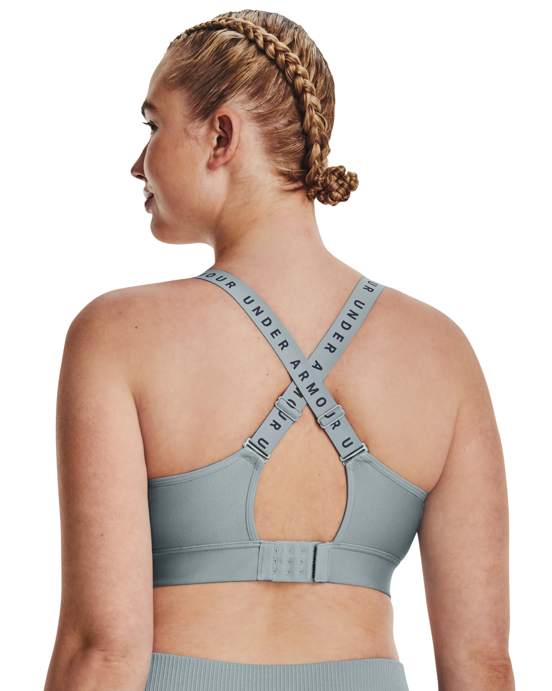 Women's UA Infinity Mid Covered Sports Bra - Image 6