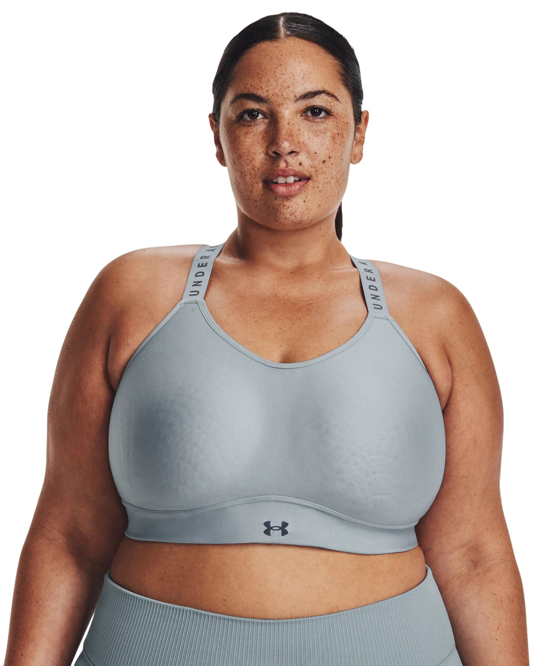 Women's UA Infinity Mid Covered Sports Bra - Image 7