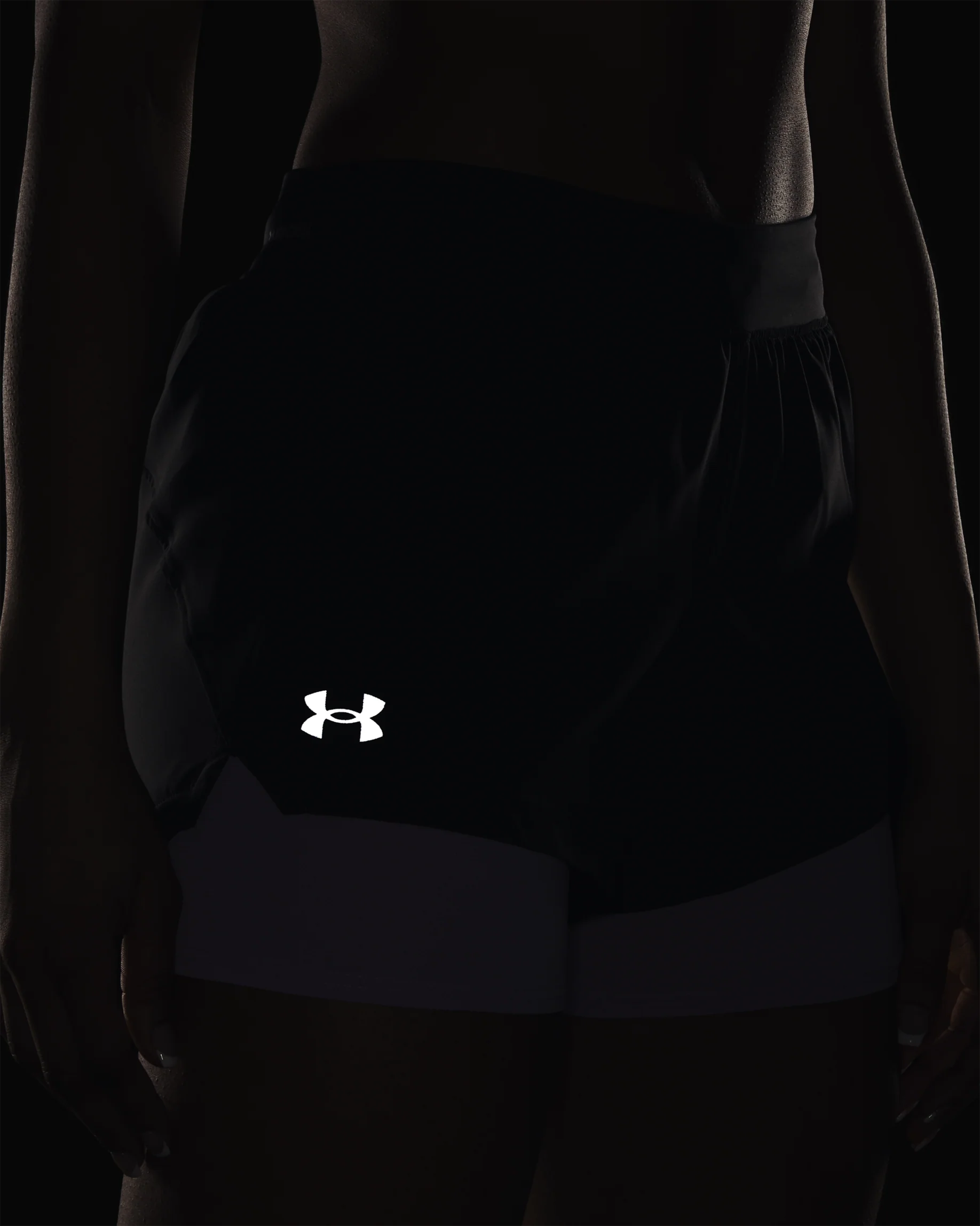 Women's UA Iso-Chill Run 2-in-1 Shorts - Image 8