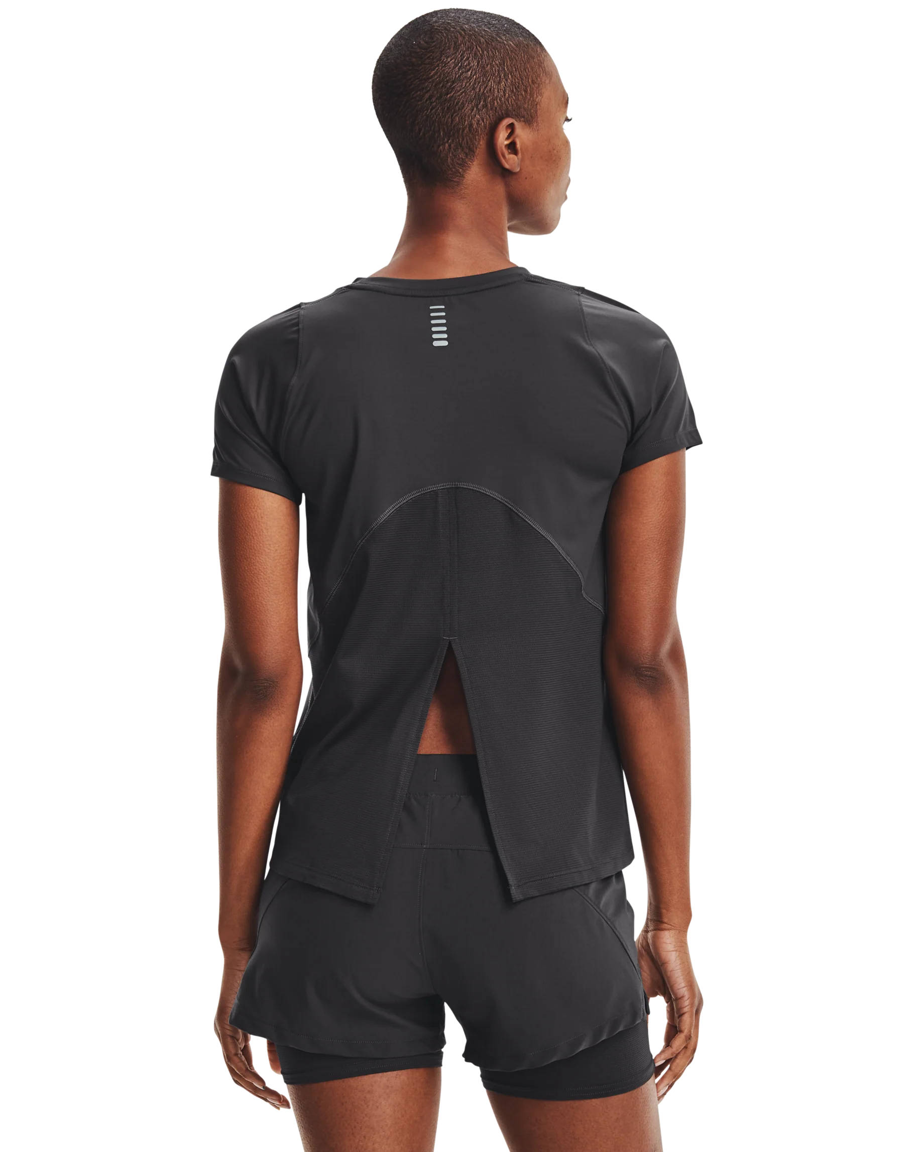 Women's UA Iso-Chill Run Short Sleeve - Image 2