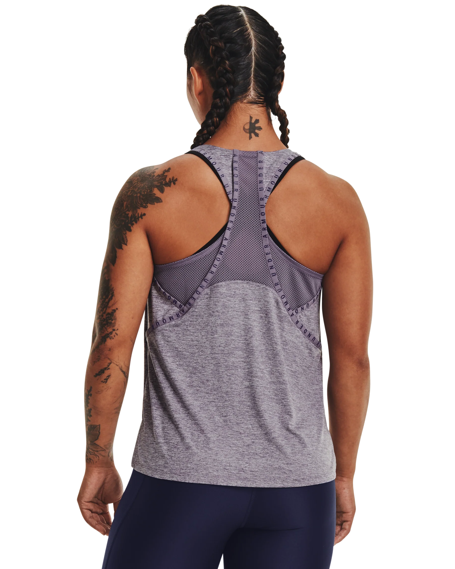 Women's UA Knockout Mesh Back Tank - Image 2