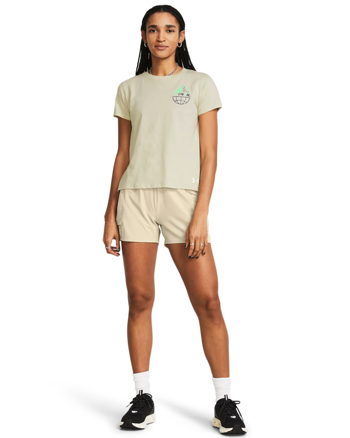 Women's UA Launch Trail Shorts - Image 3