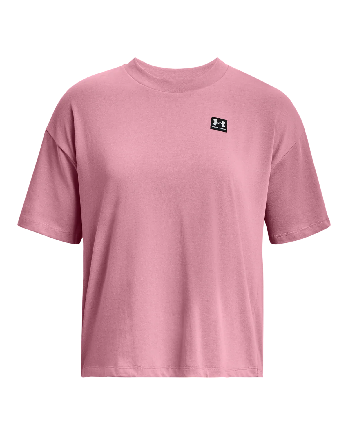 Women's UA Logo LC Oversized Heavyweight Short Sleeve - Image 3