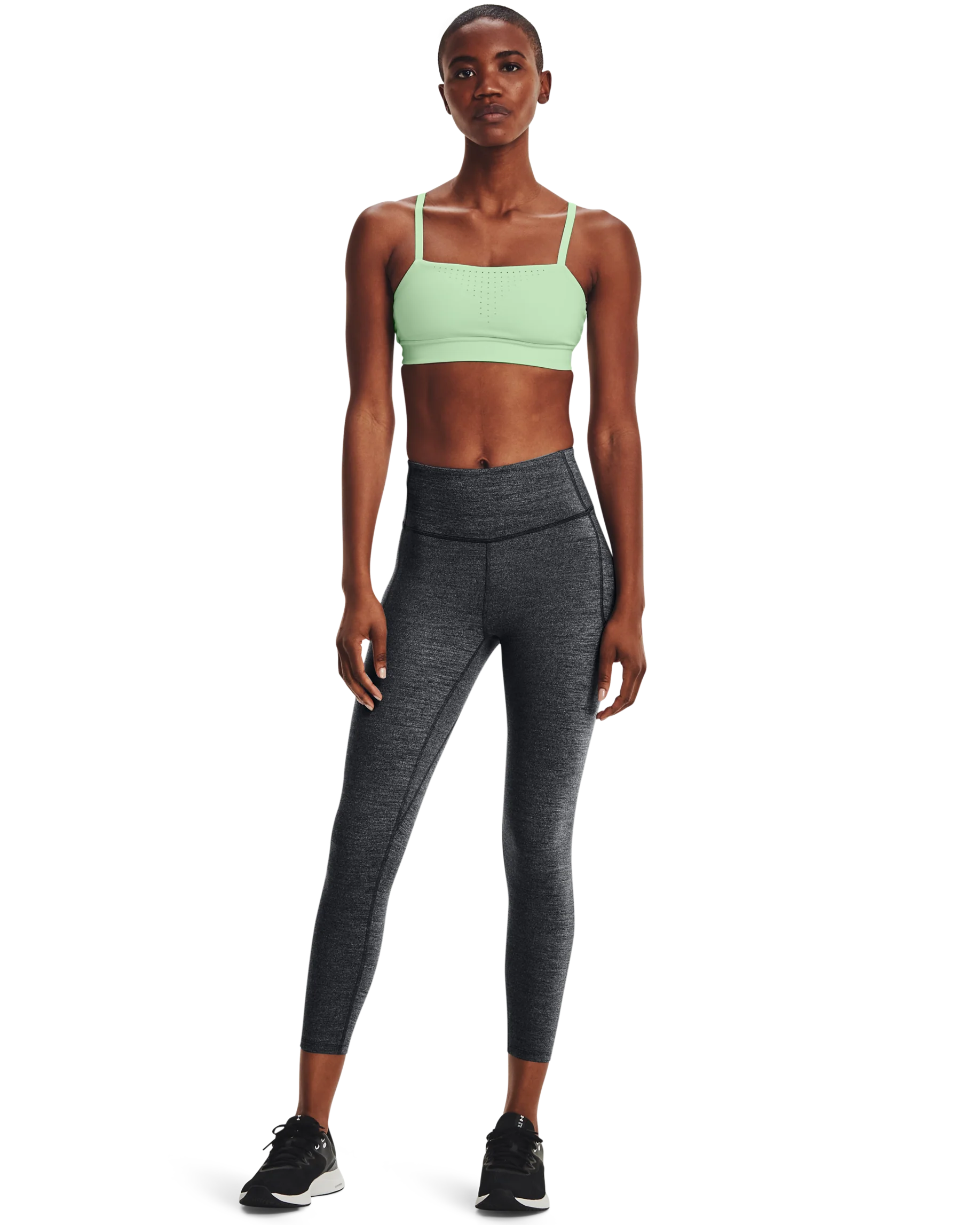 Women's UA Meridian Heather Ankle Leggings - Image 3