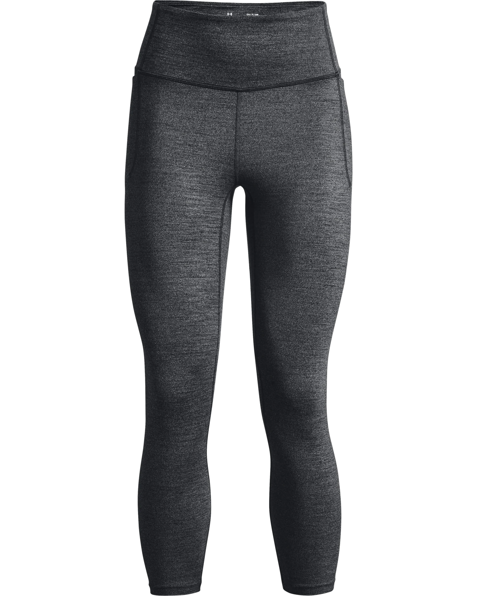 Women's UA Meridian Heather Ankle Leggings - Image 4